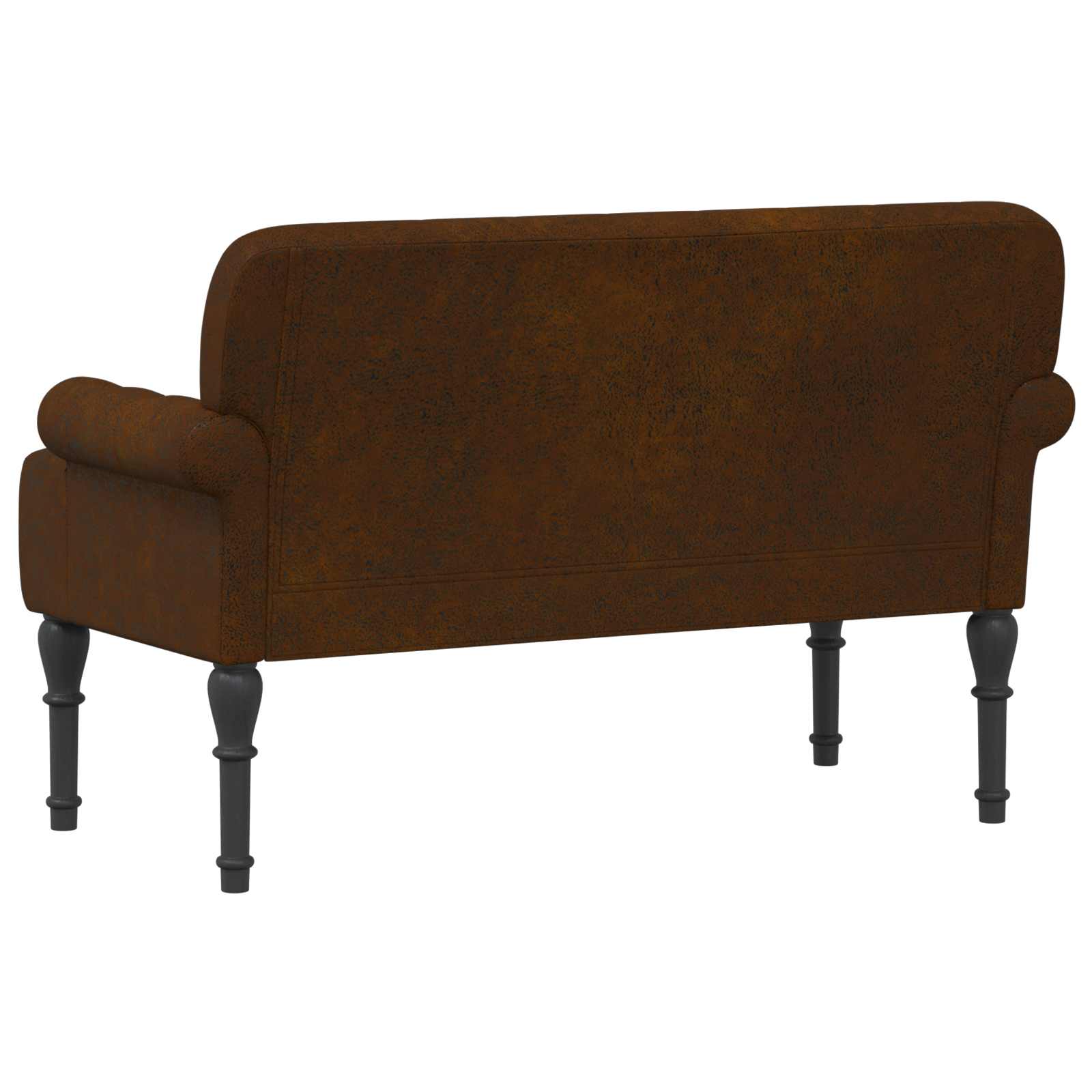 Button Tufted Loveseat Brown 2 Seater | Simpledeals