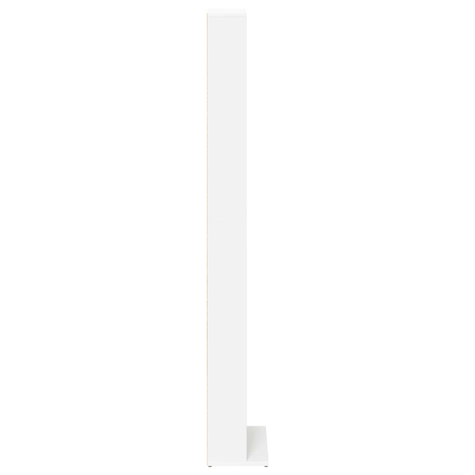 Media Cabinet White Engineered Wood 33 cm x 175 cm