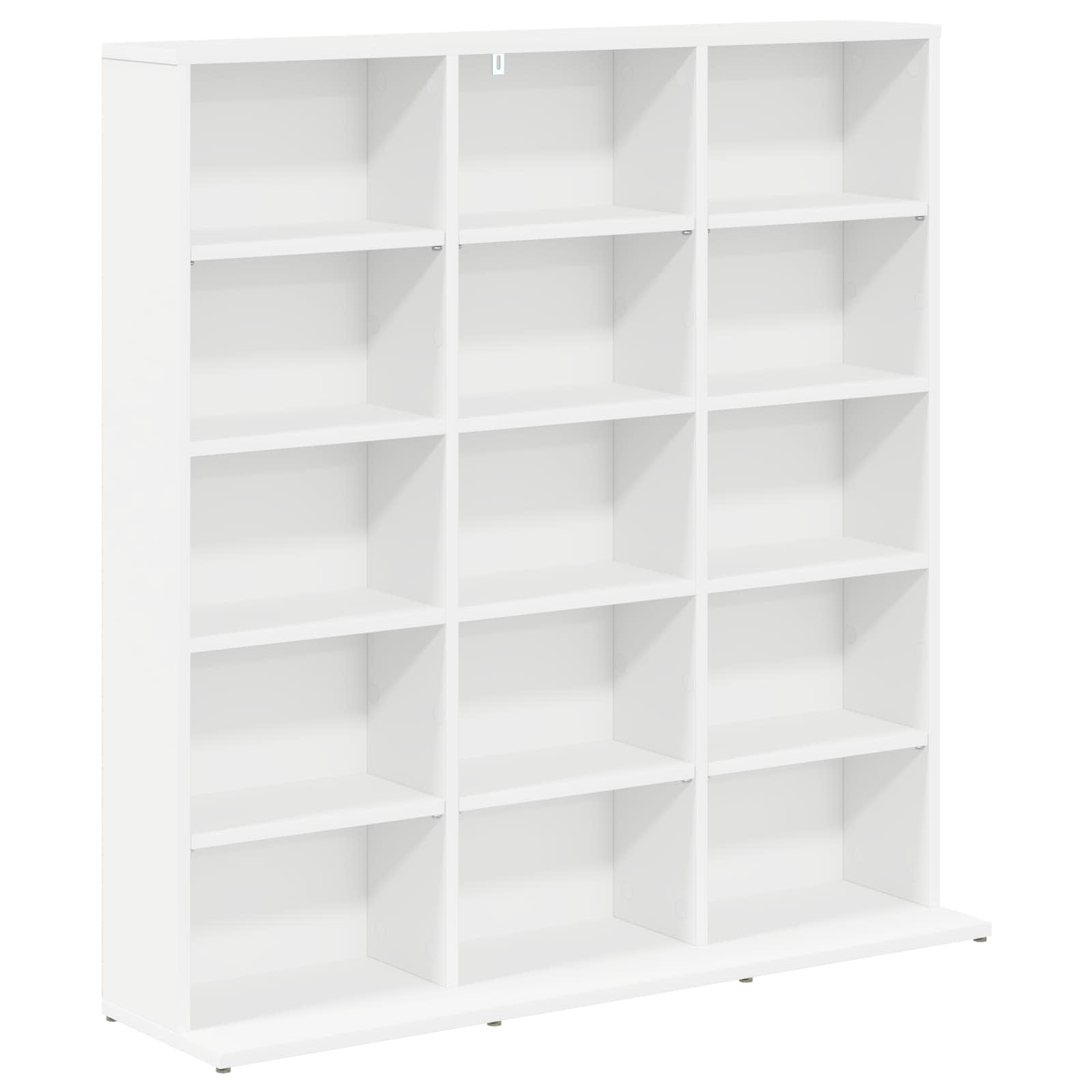 White Media Cabinet Storage 96 cm x 23.5 cm x 97.5 cm