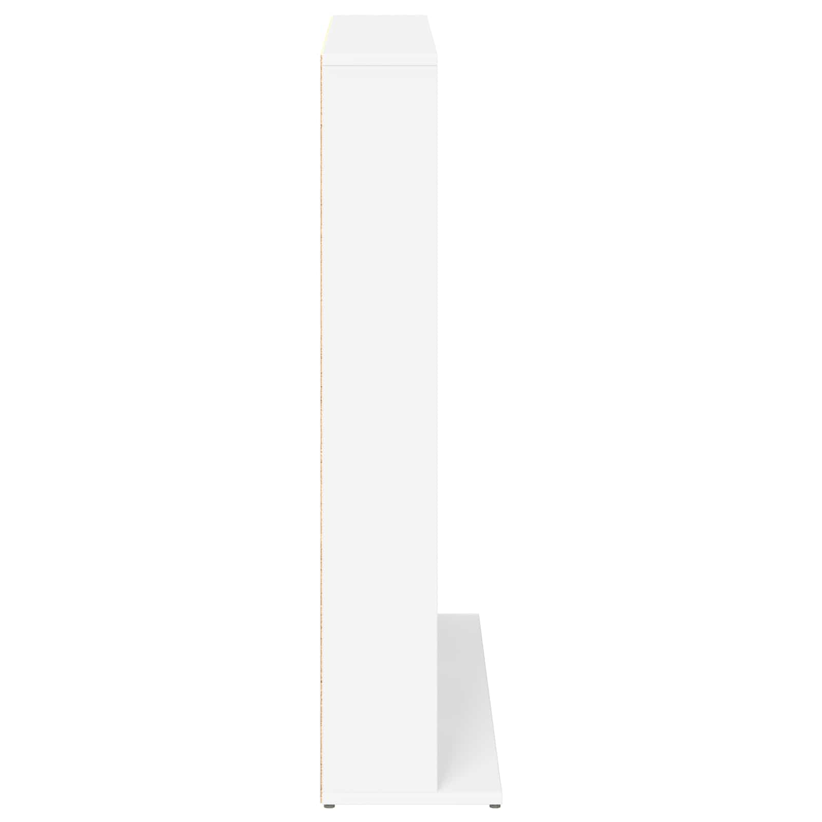 Cd Cabinet White Engineered 65 cm x 23.5 cm x 97.5 cm