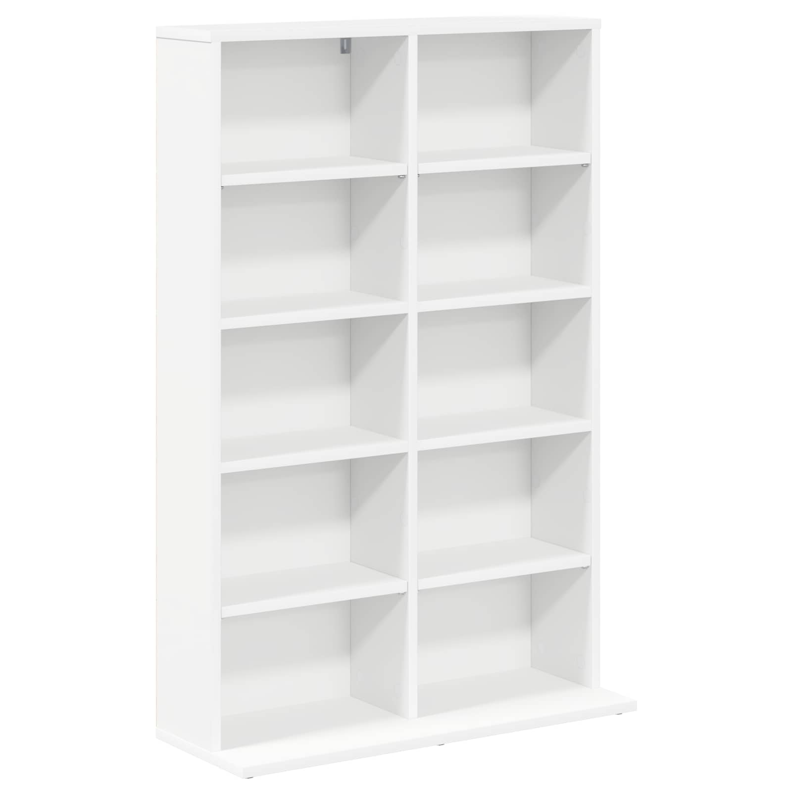 Media Cabinet White Storage 65 cm x 23.5 cm x 97.5 cm