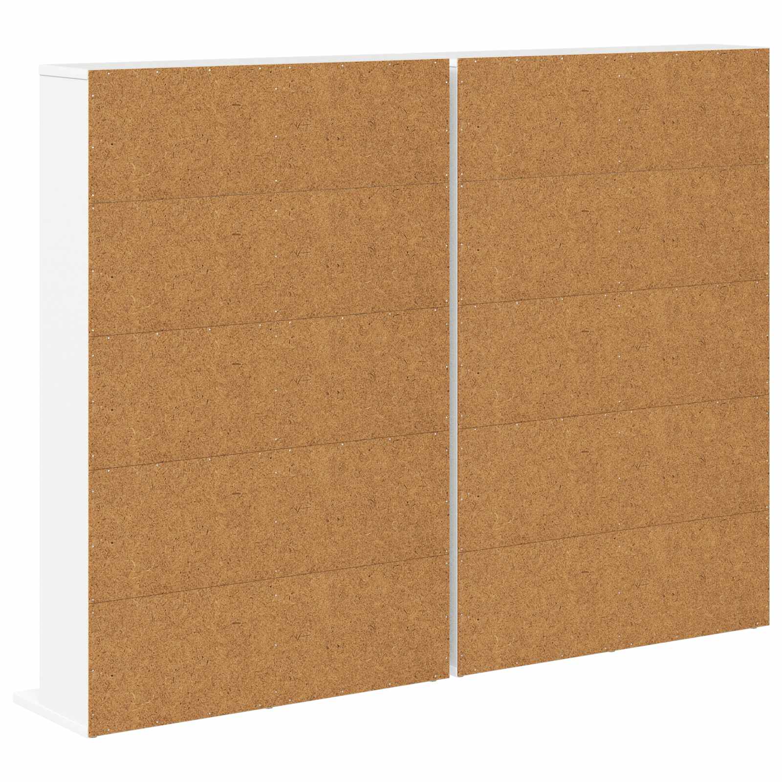 Media Cabinet White Storage 65 cm x 23.5 cm x 97.5 cm