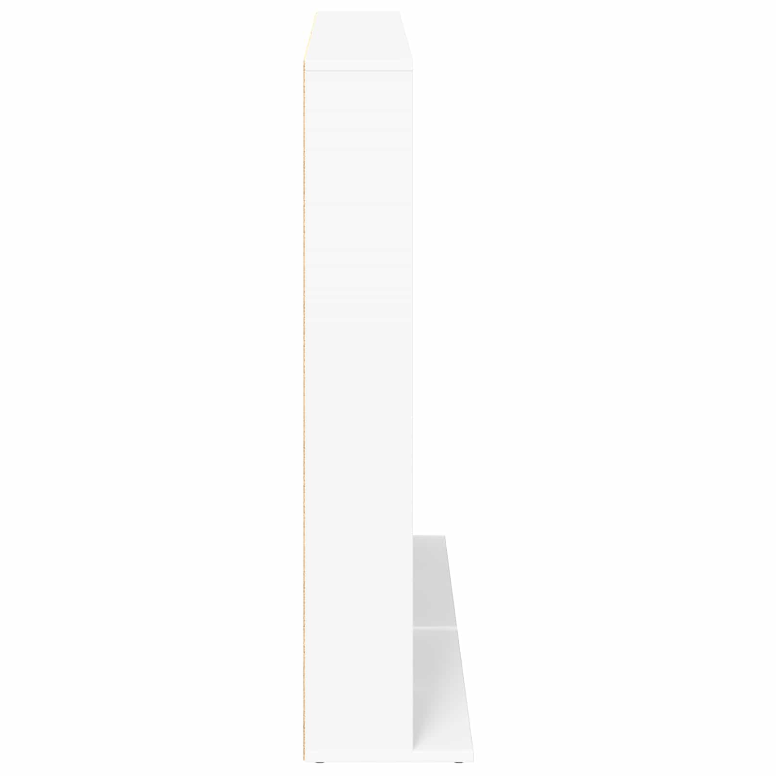 Media Cabinet White Storage 65 cm x 23.5 cm x 97.5 cm