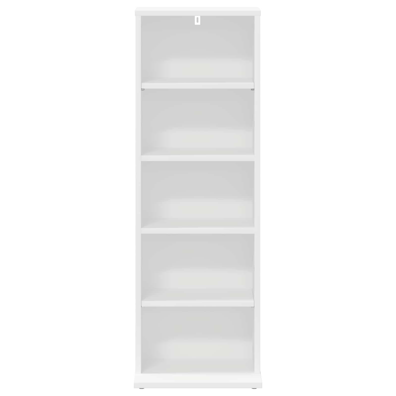 White Media Cabinet Storage 33 cm x 23.5 cm x 97.5 cm