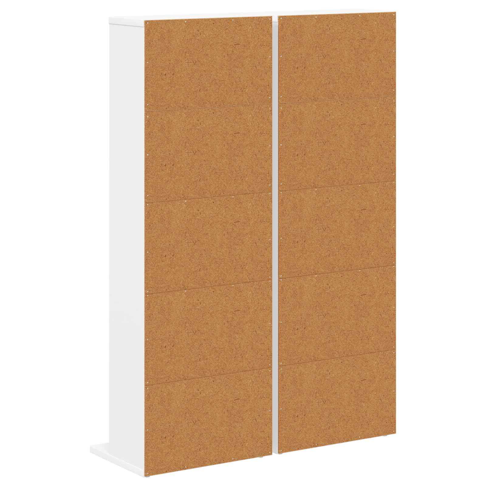 Media Cabinet White Storage 33 cm x 23.5 cm x 97.5 cm