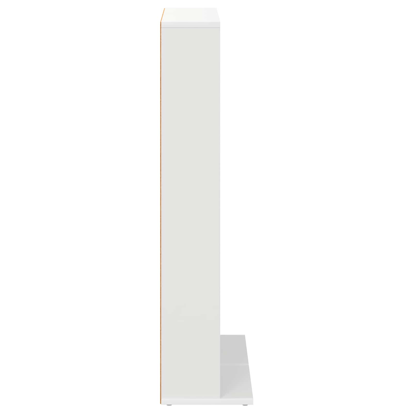 Media Cabinet White Storage 33 cm x 23.5 cm x 97.5 cm