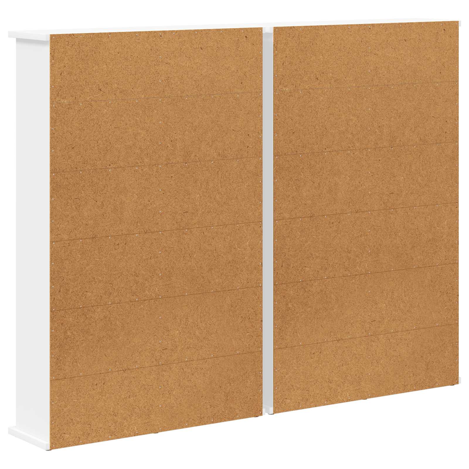 Media Storage Cabinet White Engineered 60 cm x 92 cm