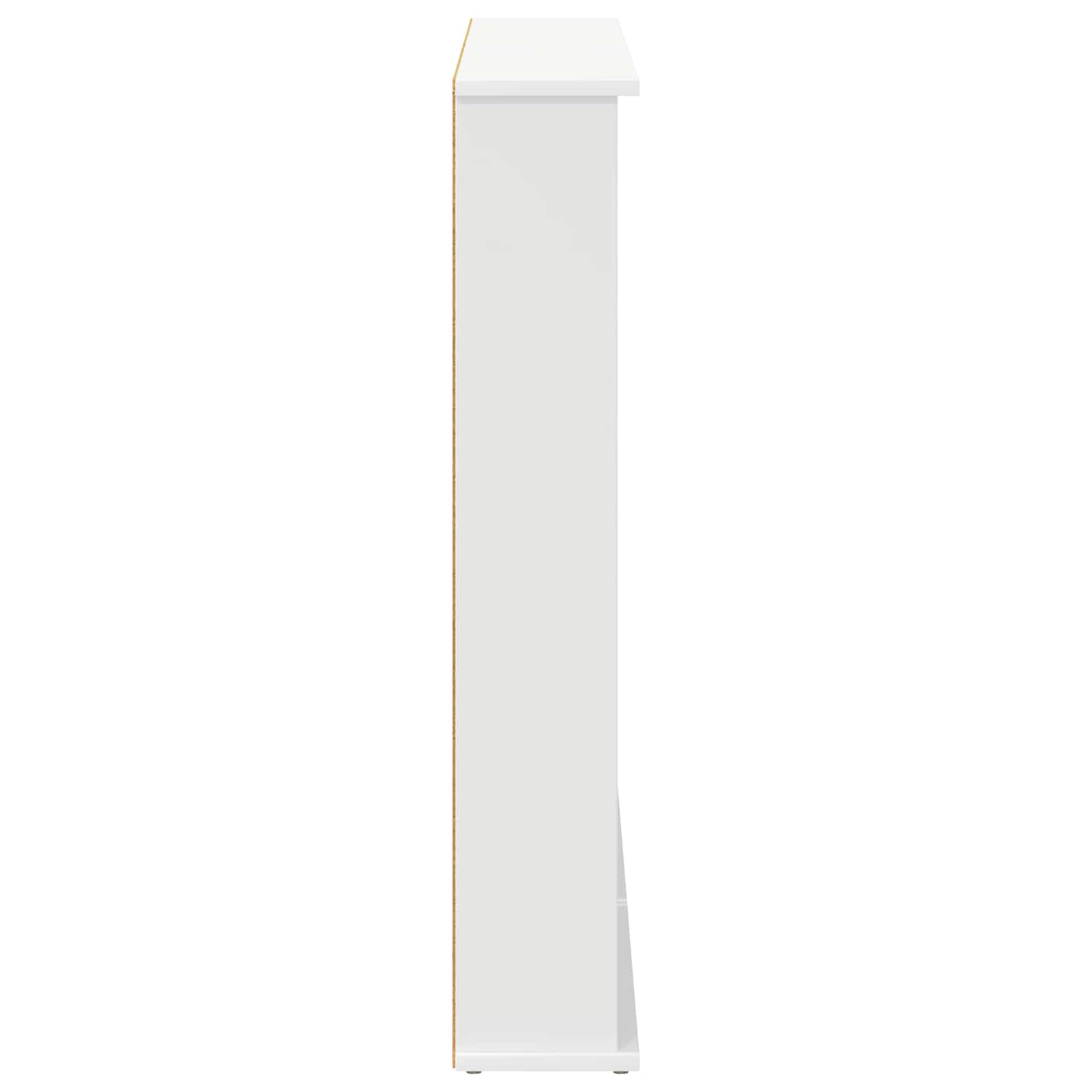 Media Storage Cabinet White Engineered 60 cm x 92 cm