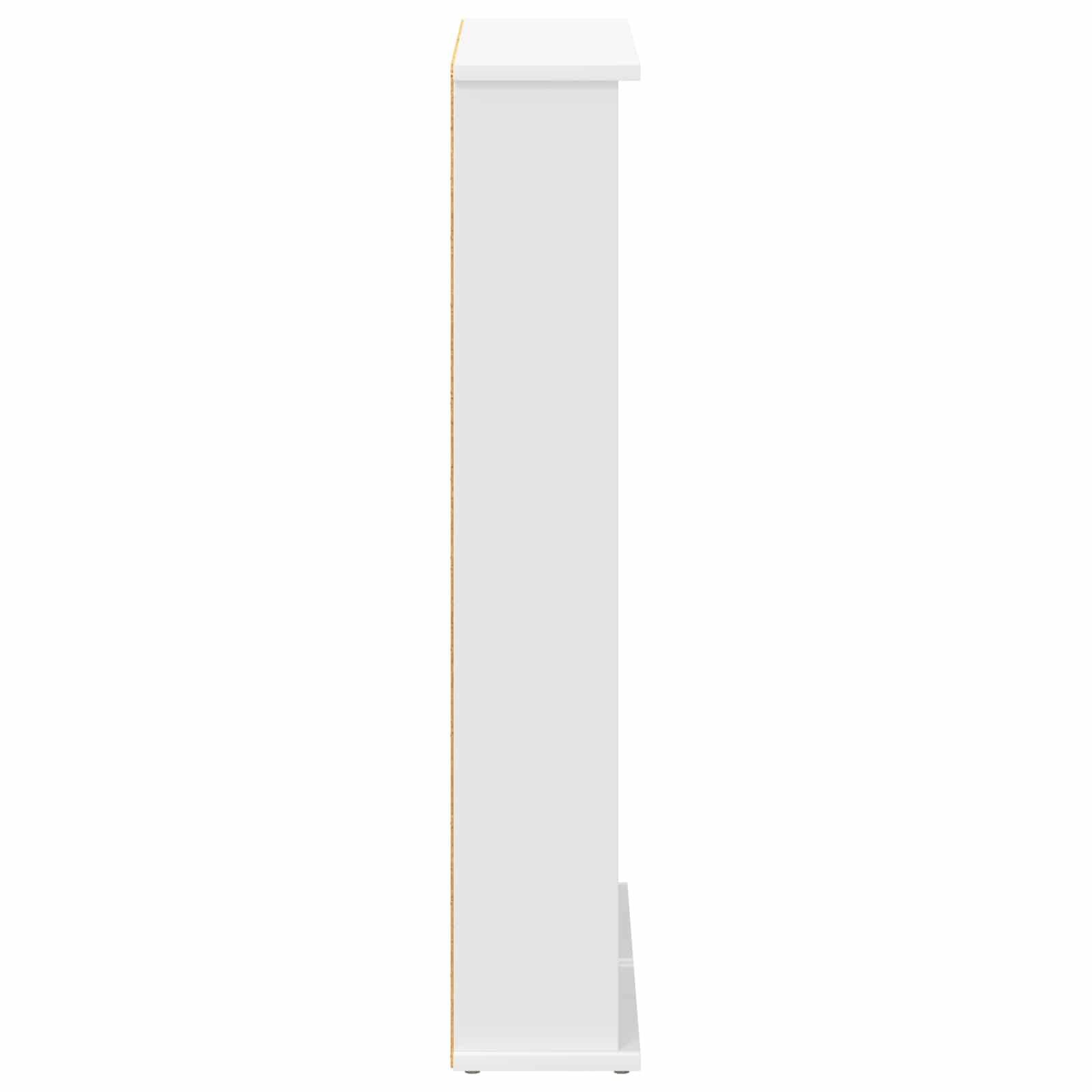 Media Storage Cabinet White Engineered Wood 32 cm x 92 cm