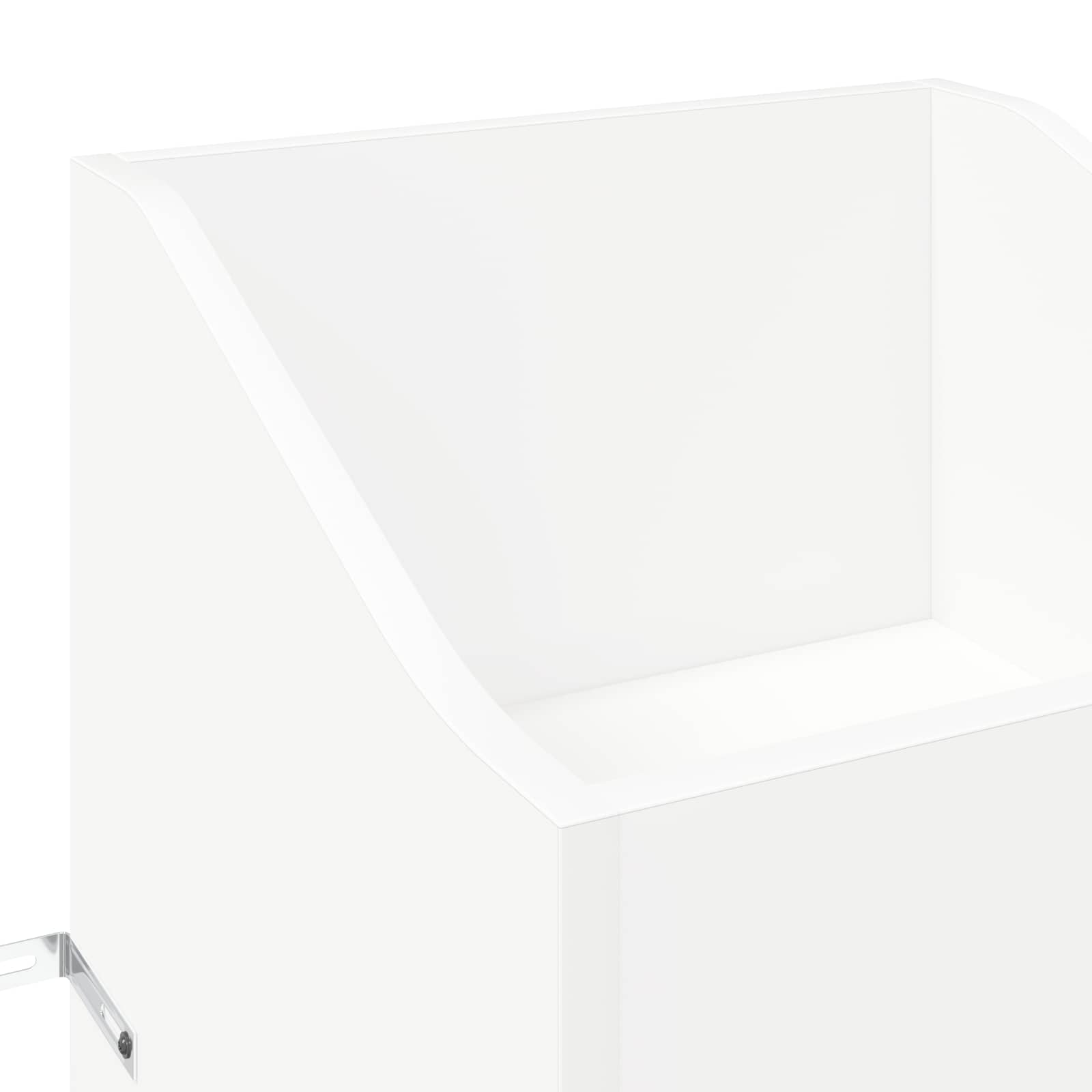 Record Cabinet White Modern 36 cm x 95.5 cm