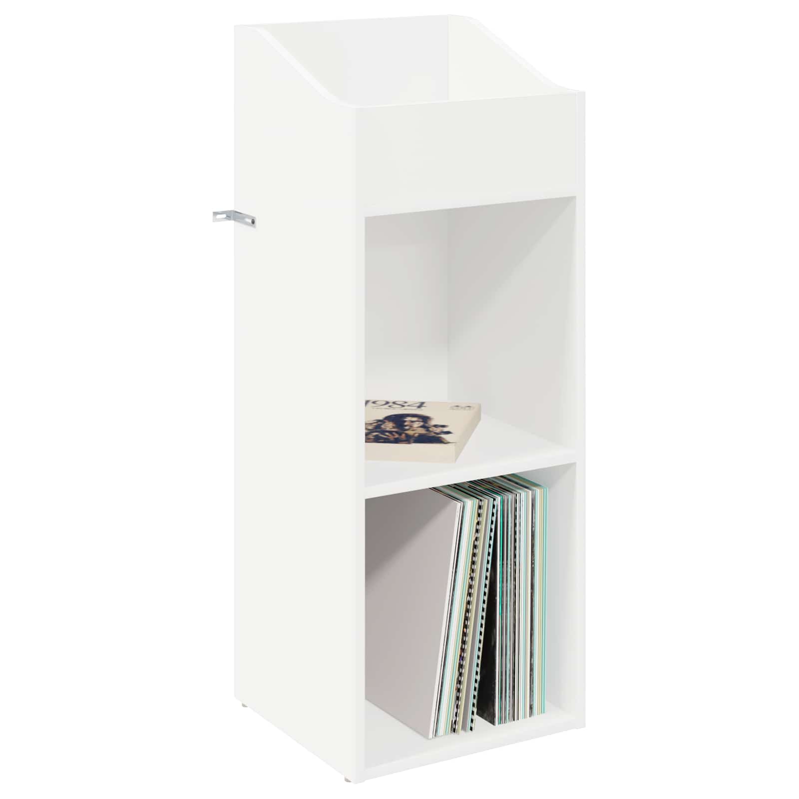 Record Cabinet White Modern 36 cm x 95.5 cm