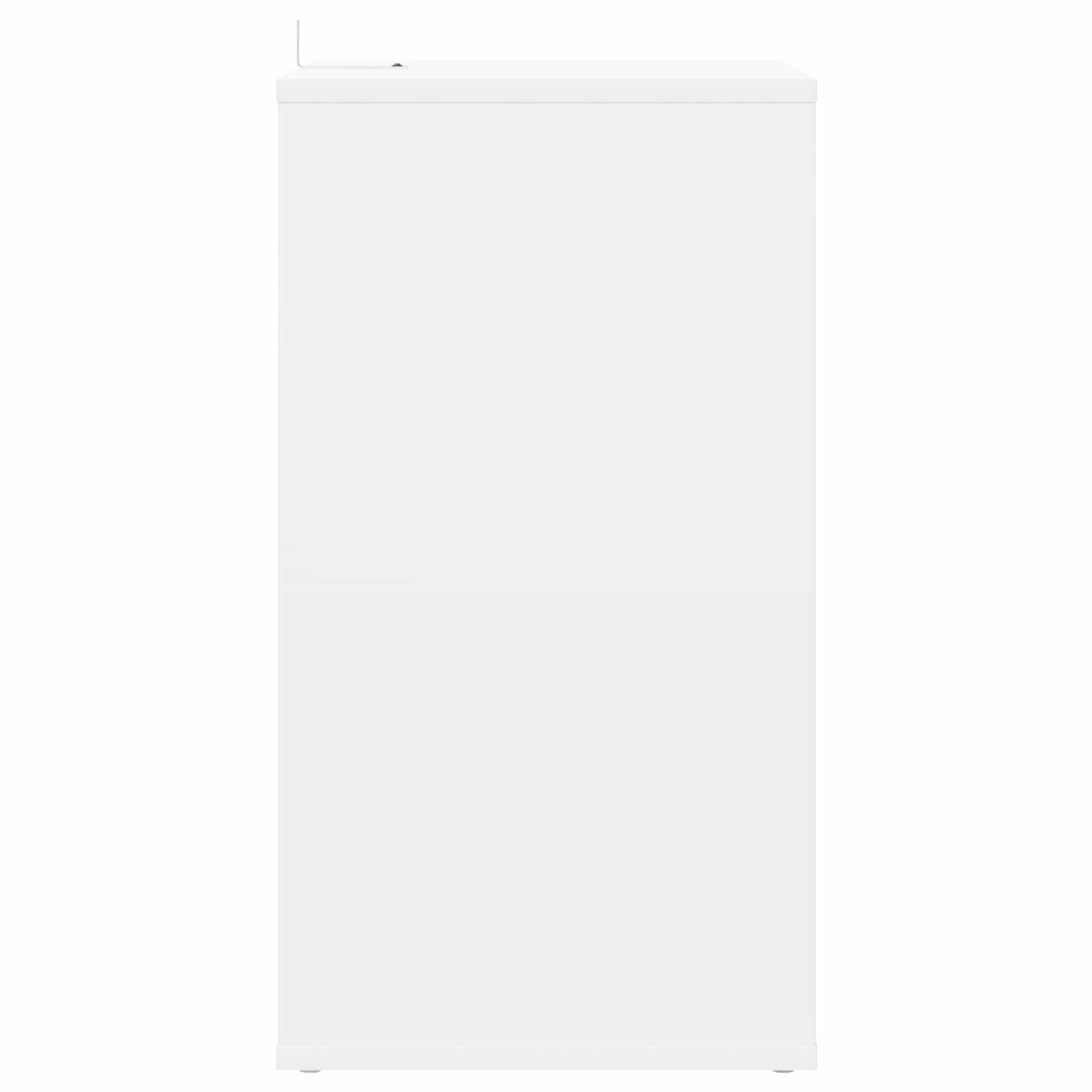 Record Cabinet White Engineered 38 cm x 61 cm