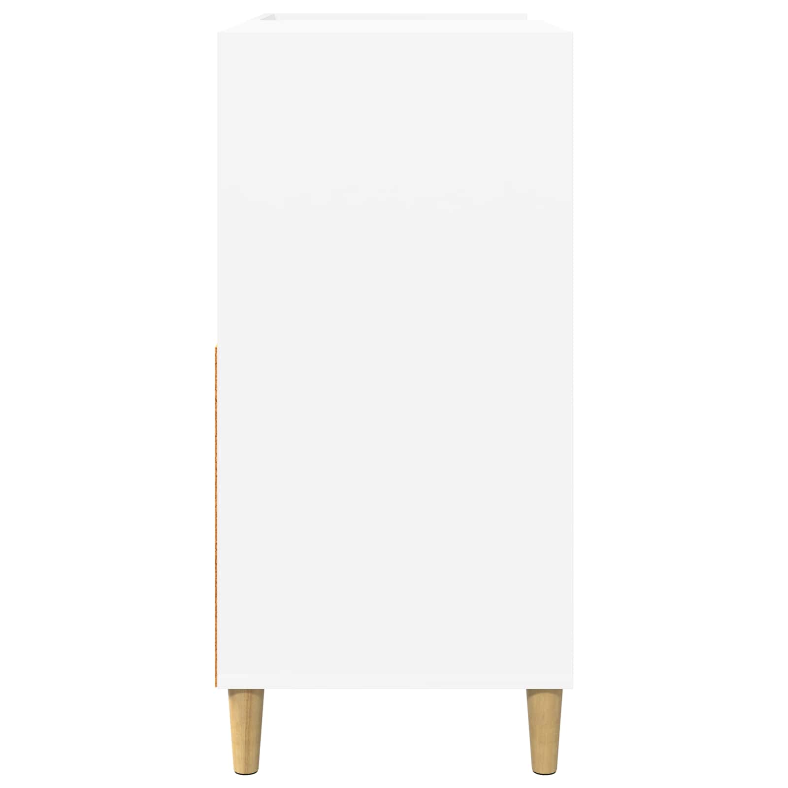Record Player Stand White Modern 82 cm x 82.5 cm
