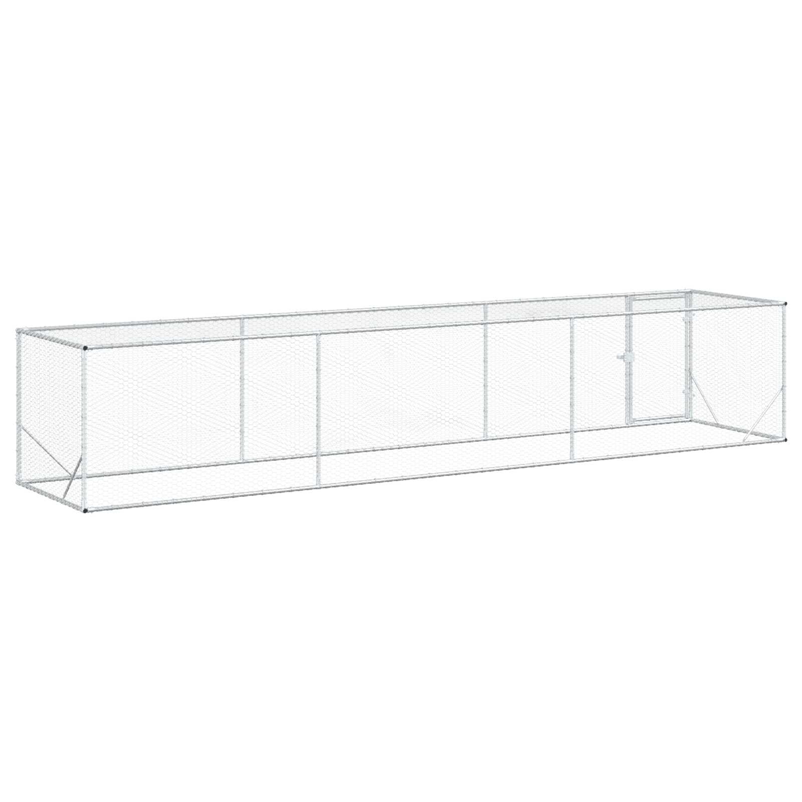 Galvanised Steel Chicken Yard 500cm | Simpledeals