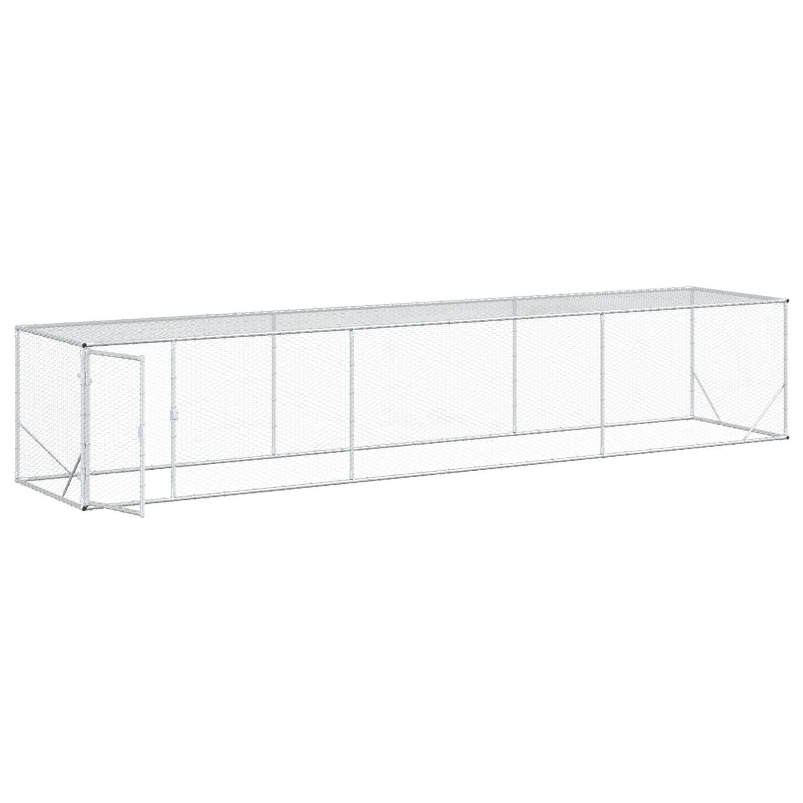 Galvanised Steel Chicken Yard 500cm | Simpledeals