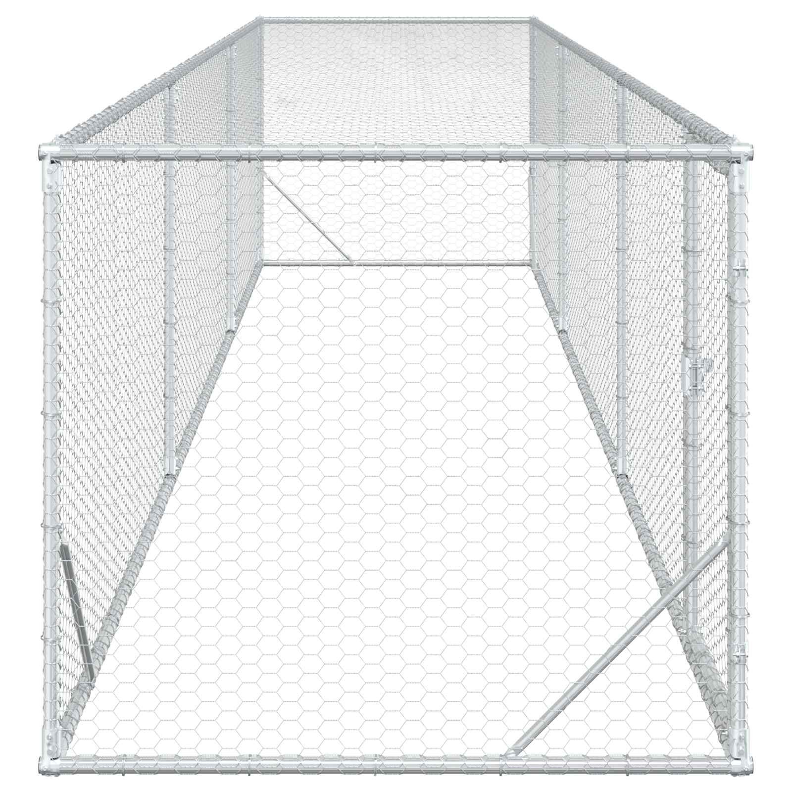 Galvanised Steel Chicken Yard 500cm | Simpledeals