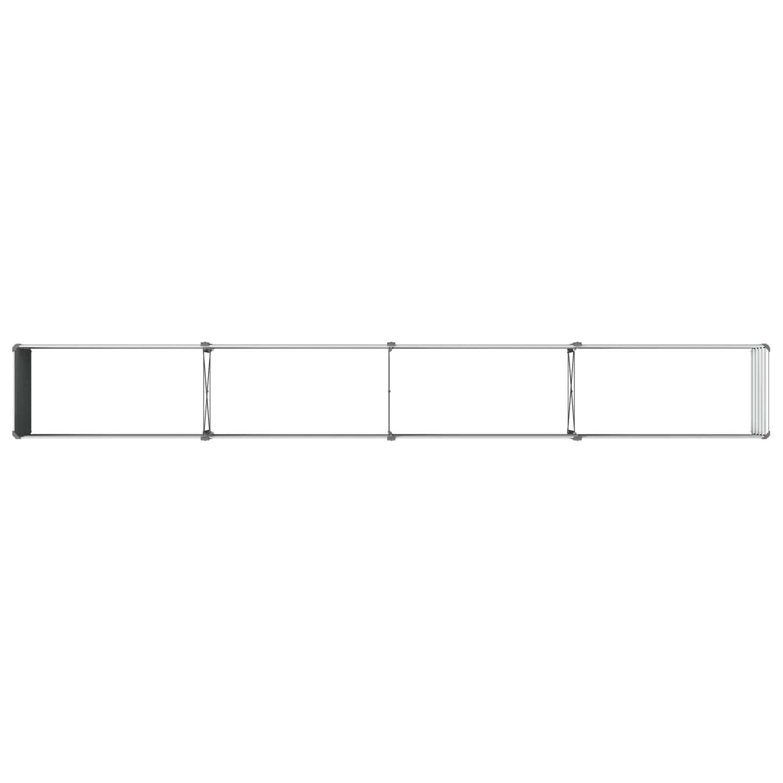 Grey Steel Raised Garden Bed 320x40x55cm