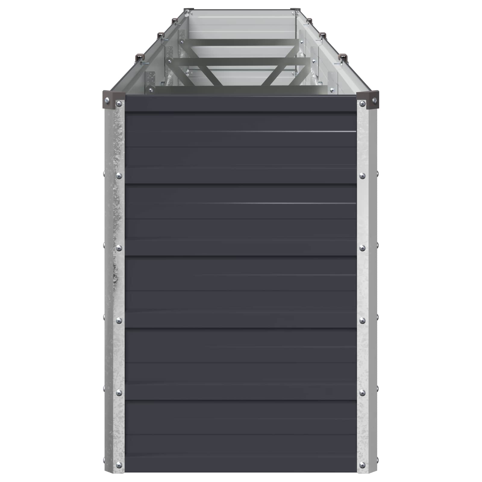 Garden Bed Anthracite Steel 320x40x55cm