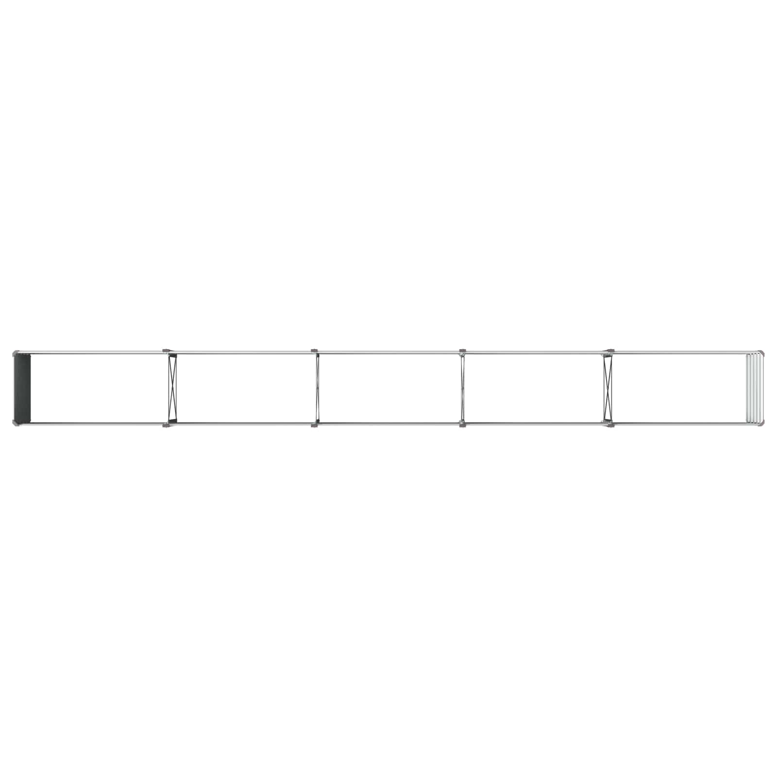 Grey Steel Raised Garden Bed 400x40x55cm