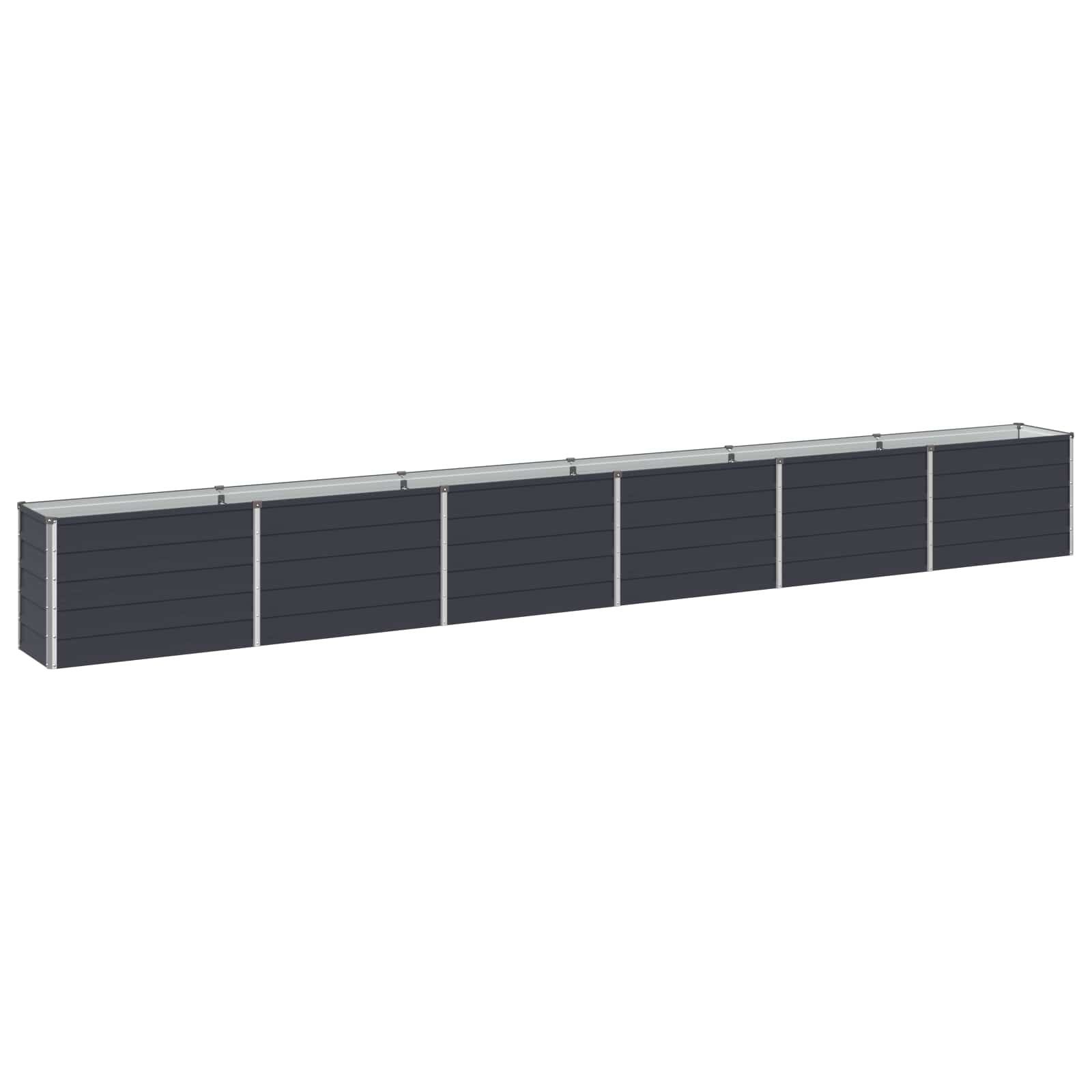 Garden Bed Anthracite Steel 480x40x55cm