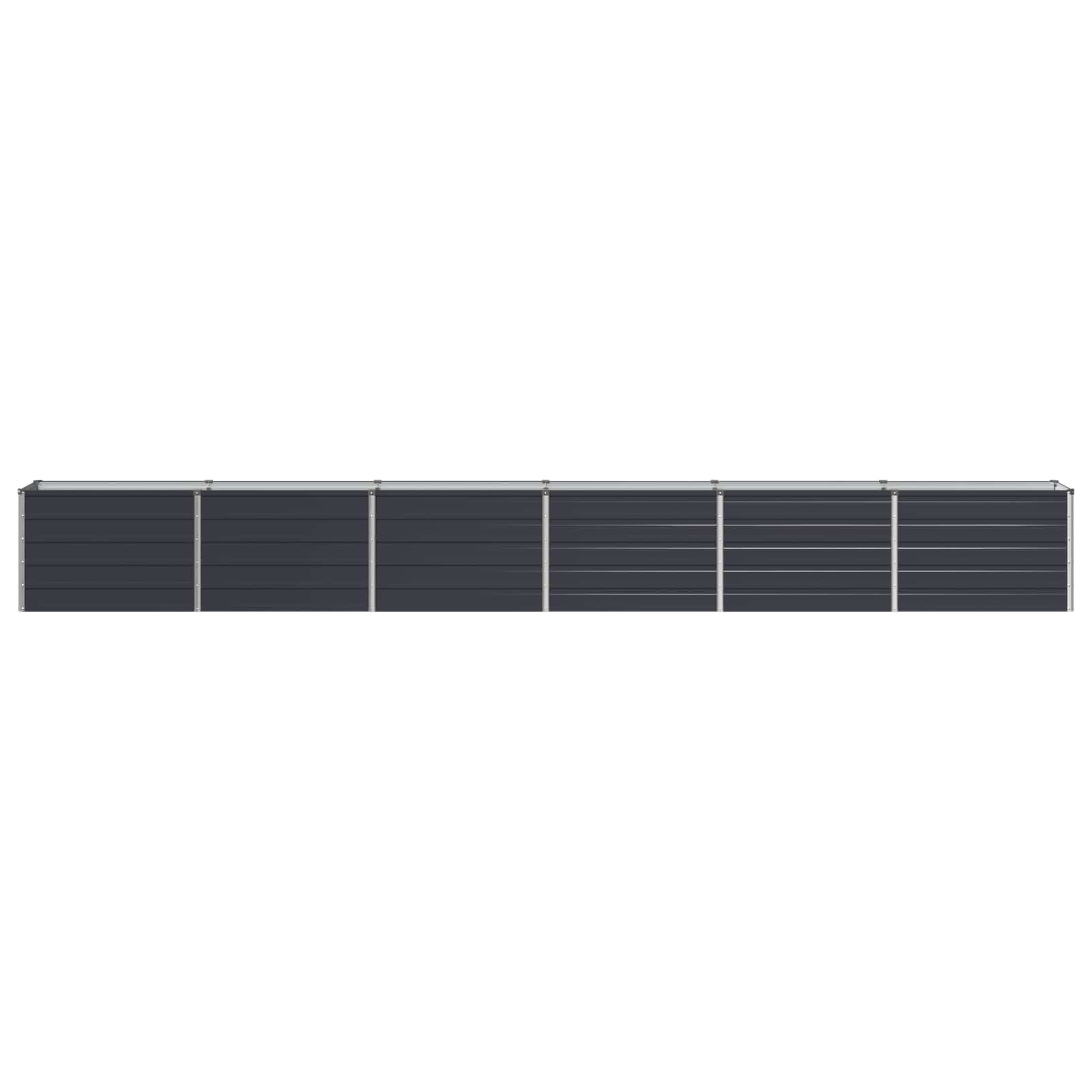 Garden Bed Anthracite Steel 480x40x55cm