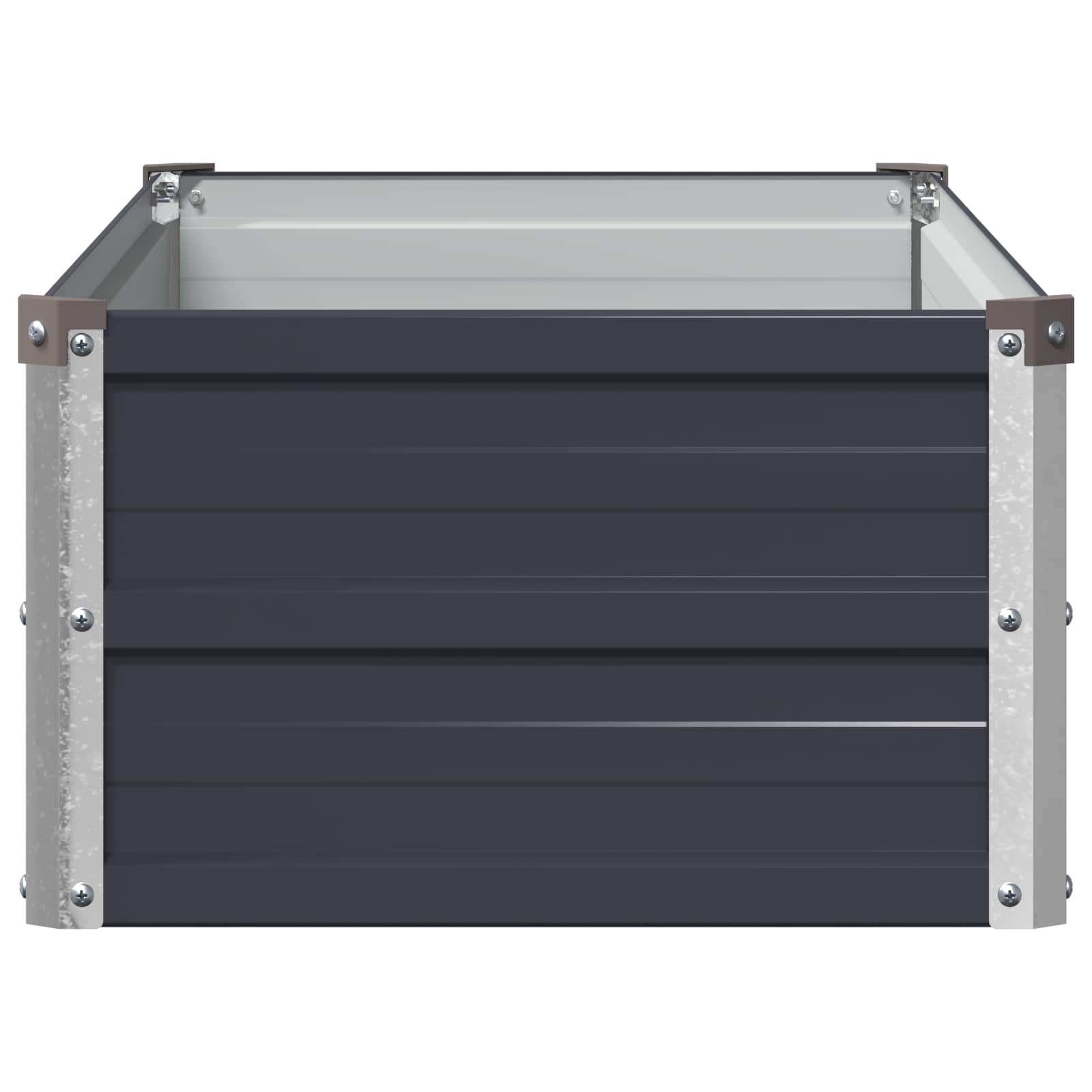 Steel Raised Garden Bed Anthracite 100x40x24cm