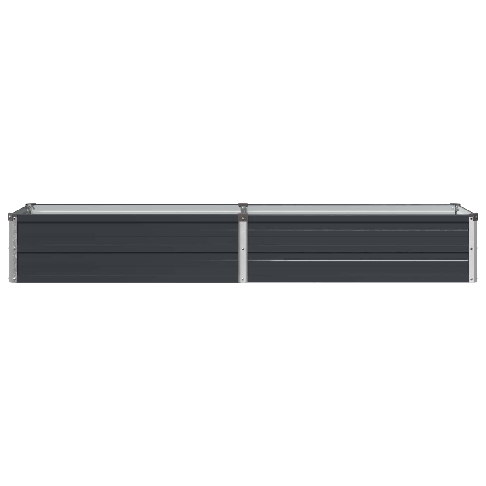 Raised Garden Bed Anthracite Steel 160x40x24cm