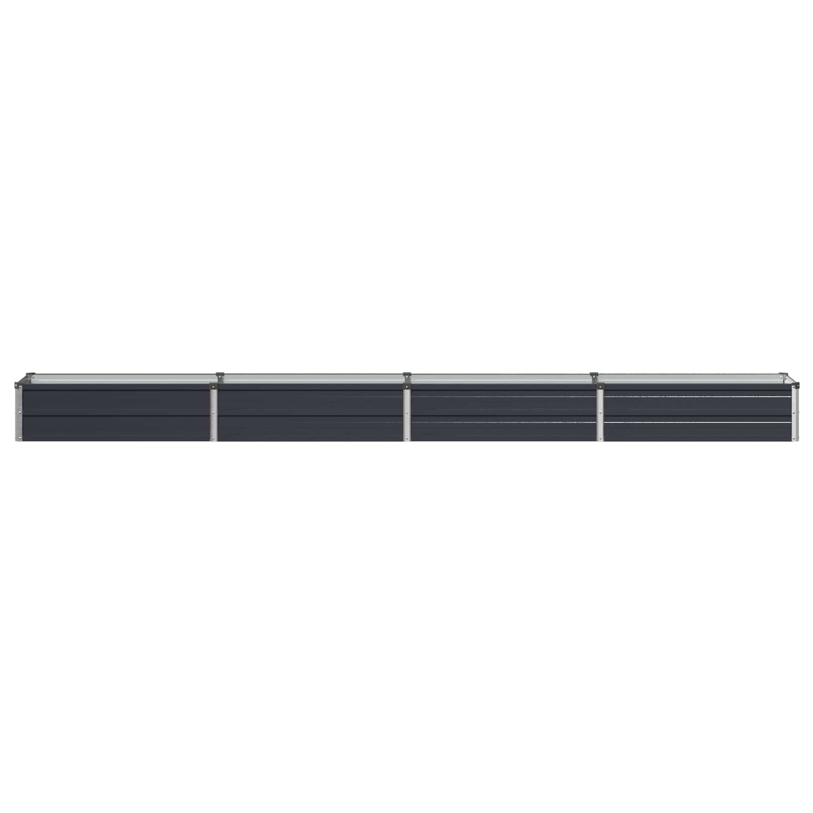 Steel Raised Garden Bed Anthracite 320x40x24cm
