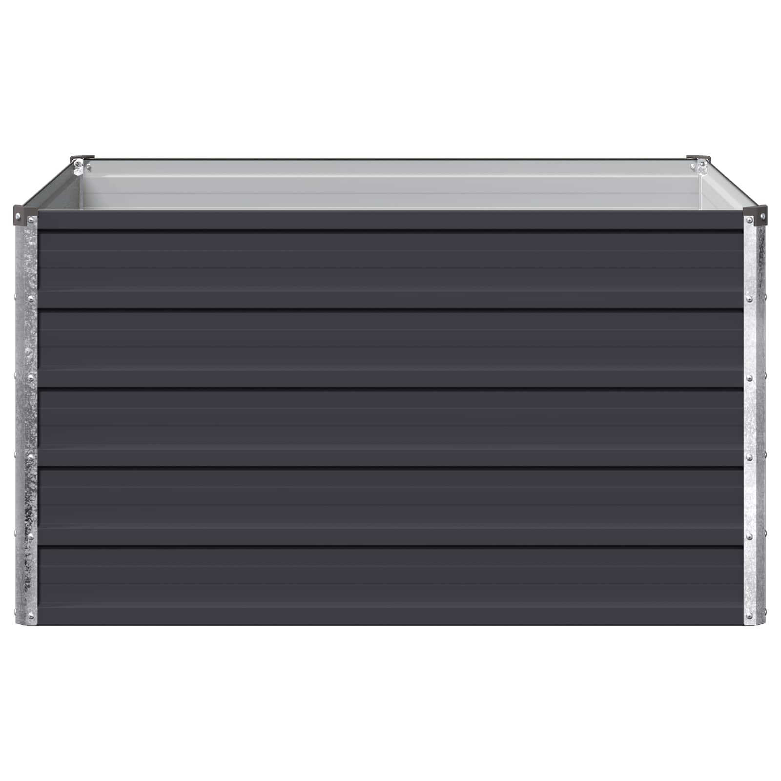 Steel Raised Garden Bed Anthracite 100x80x55cm