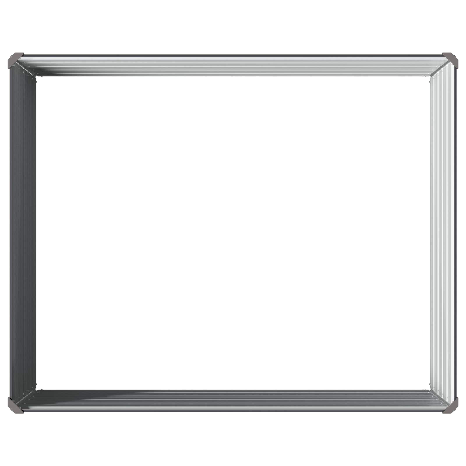 Steel Raised Garden Bed Anthracite 100x80x55cm