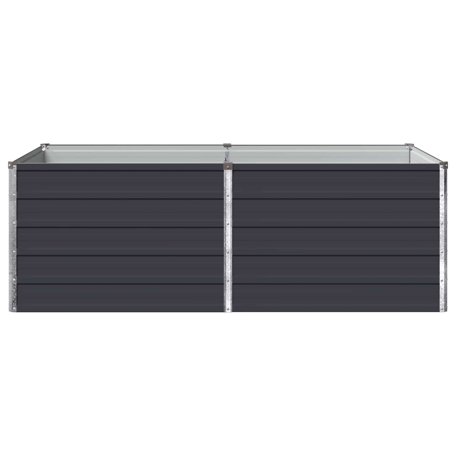 Steel Raised Garden Bed Anthracite 160x80x55cm