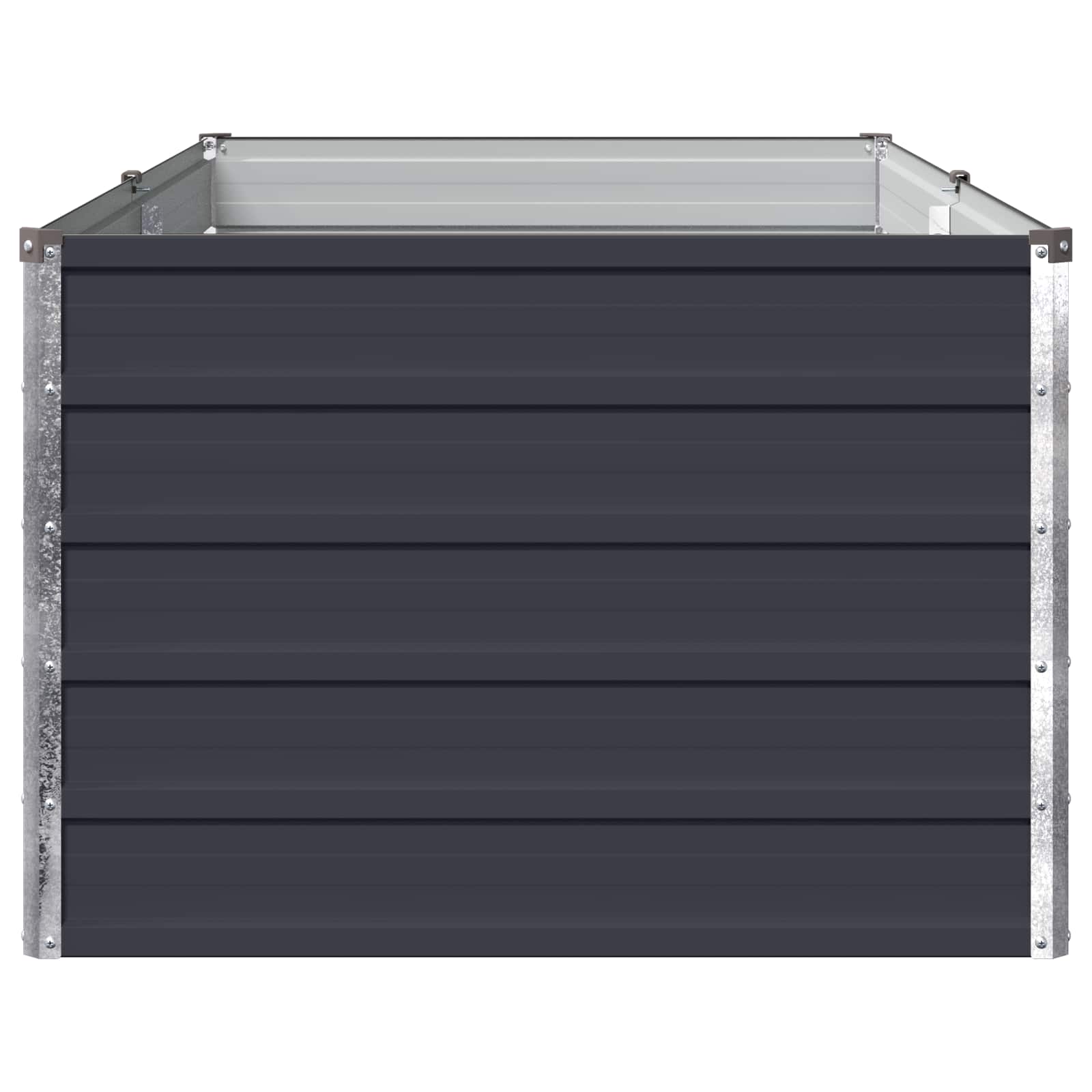 Steel Raised Garden Bed Anthracite 160x80x55cm