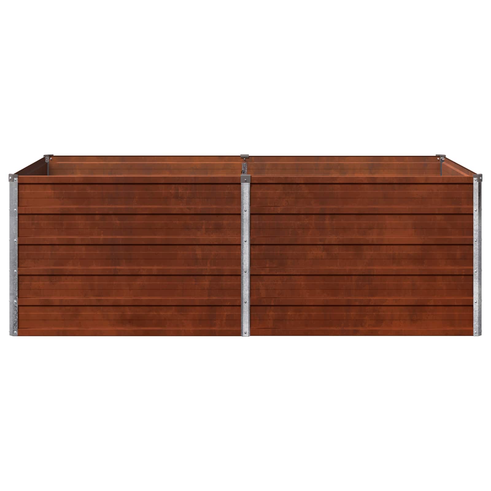 Raised Garden Bed Rusty Steel 160x80x55cm