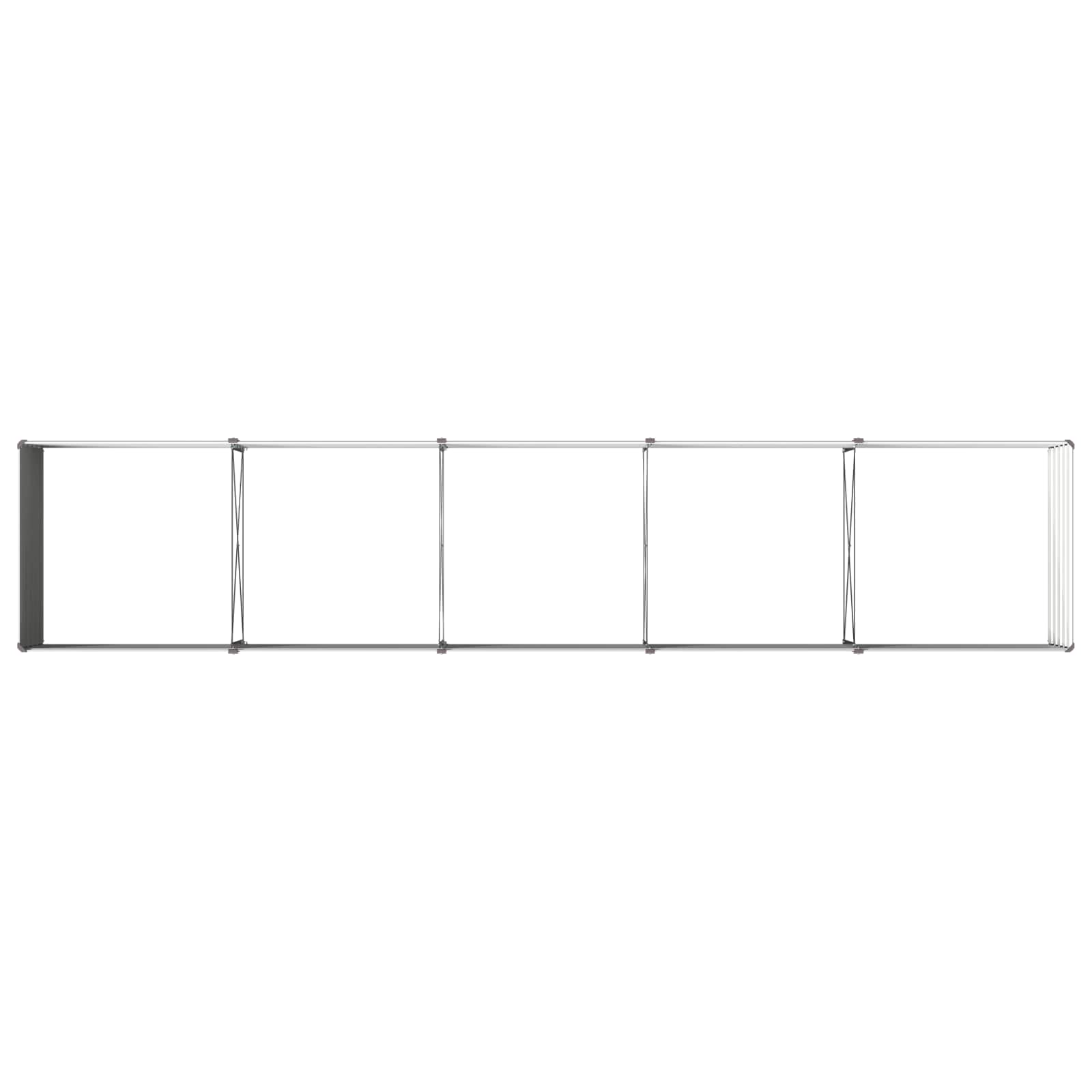 Grey Steel Raised Garden Bed 400x80x55cm