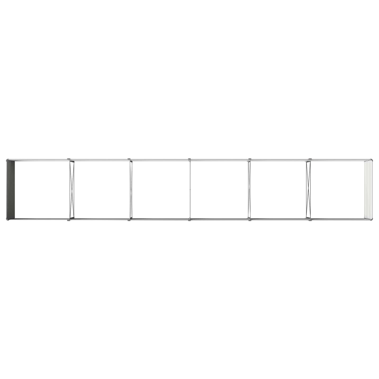 Steel Raised Garden Bed Anthracite 480x80x55cm
