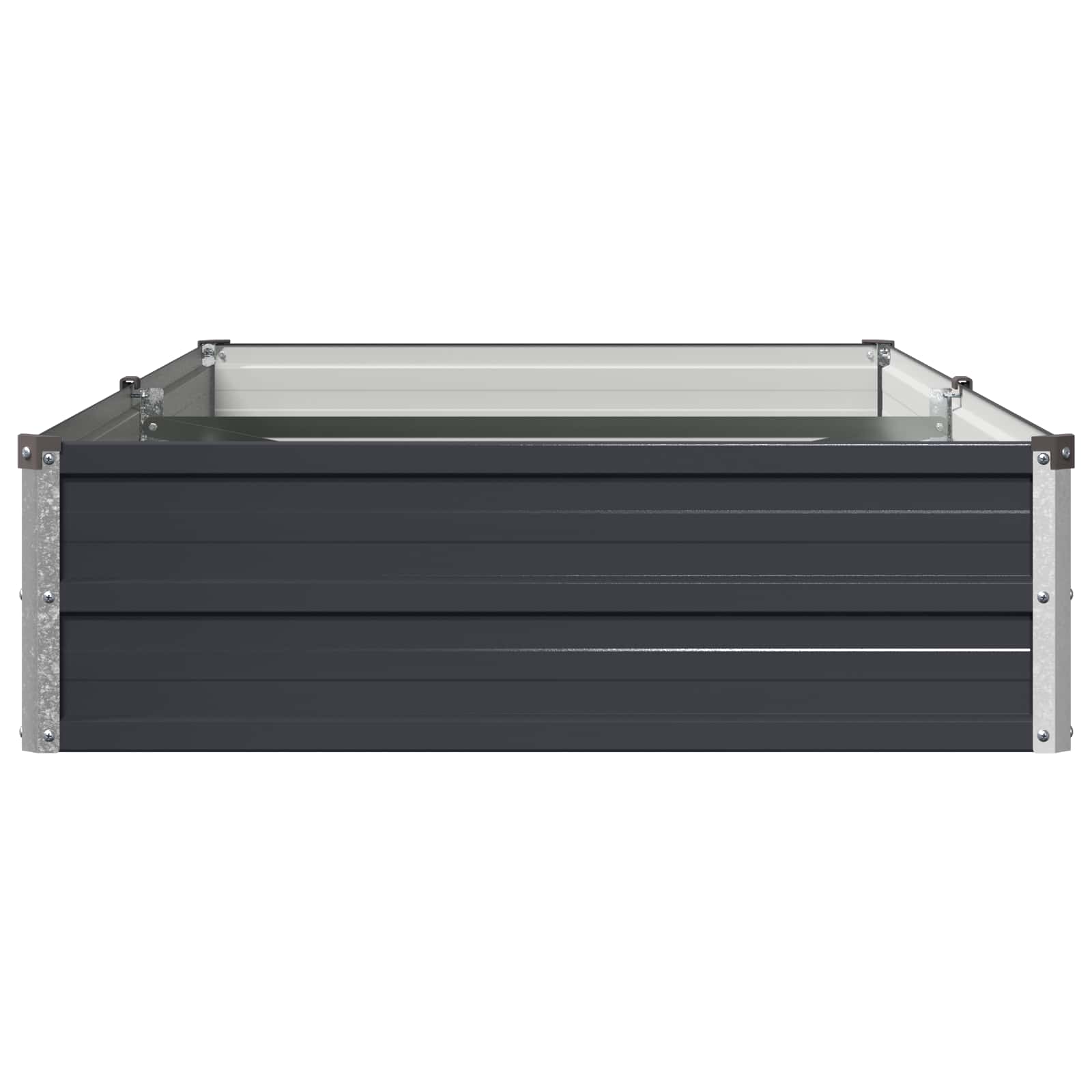 Steel Raised Garden Bed Anthracite 160x80x24cm