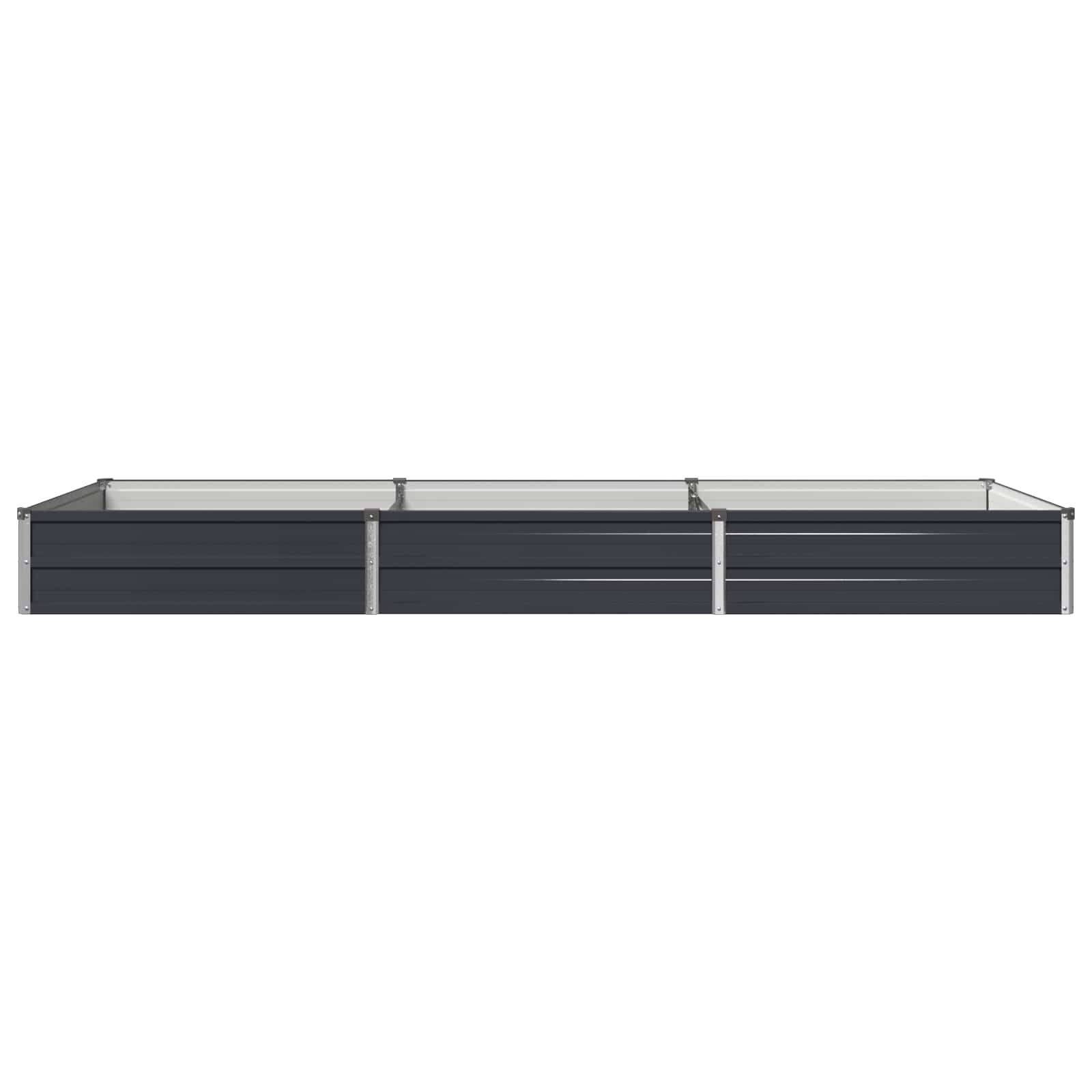 Steel Raised Garden Bed Anthracite 240x80x24cm