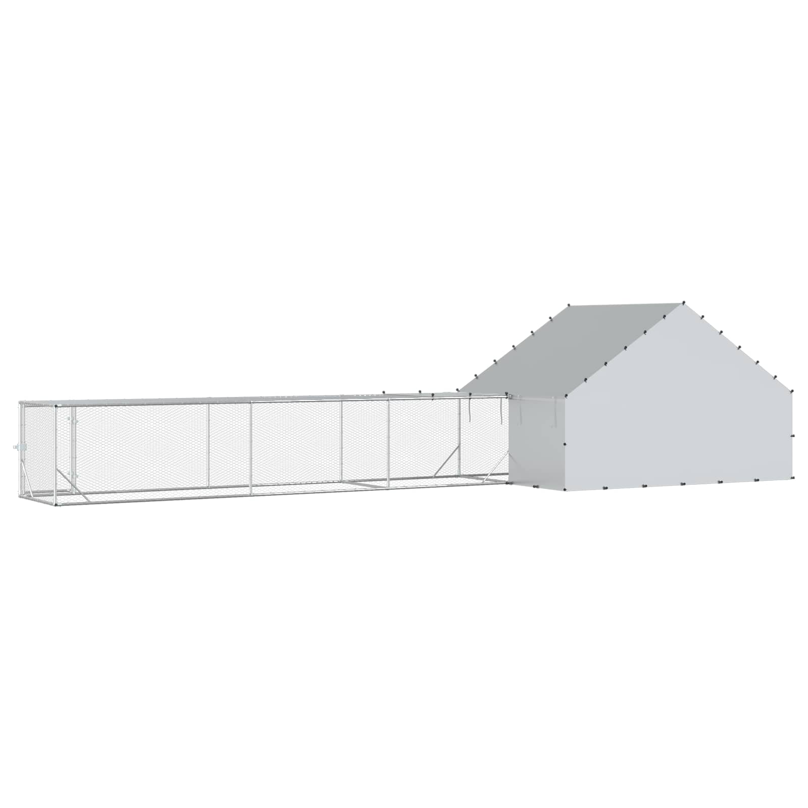 Chicken Coop Silver Yard 8x2x1.9cm