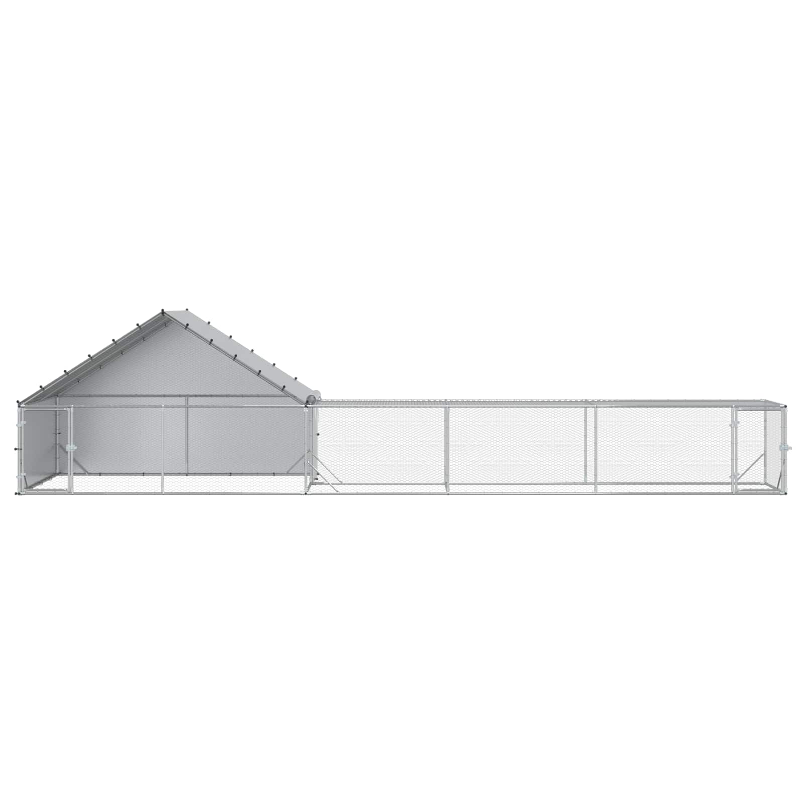 Chicken Coop Silver Yard 8x2x1.9cm