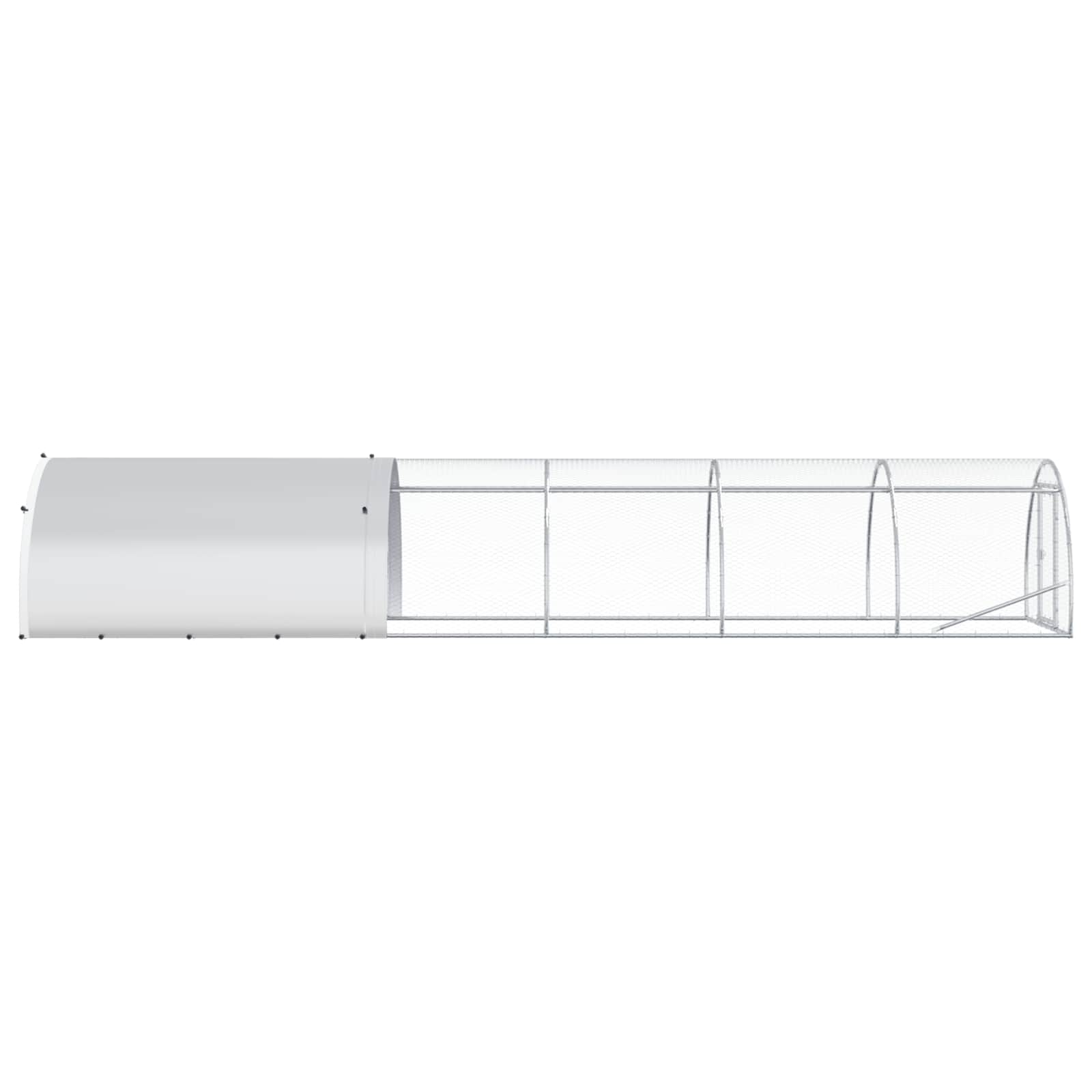 Silver Chicken Coop Large 600x150x100cm