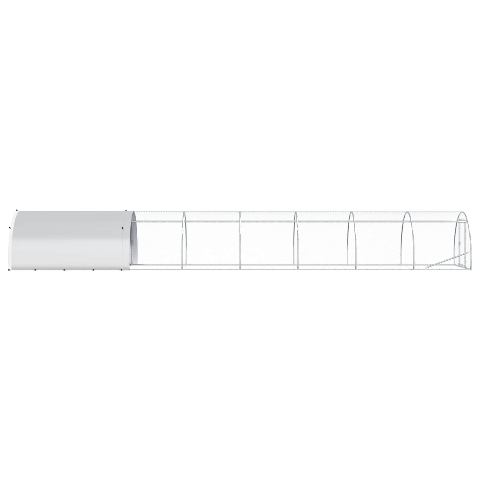 Chicken Coop Galvanised Steel Enclosure 800x150x100cm