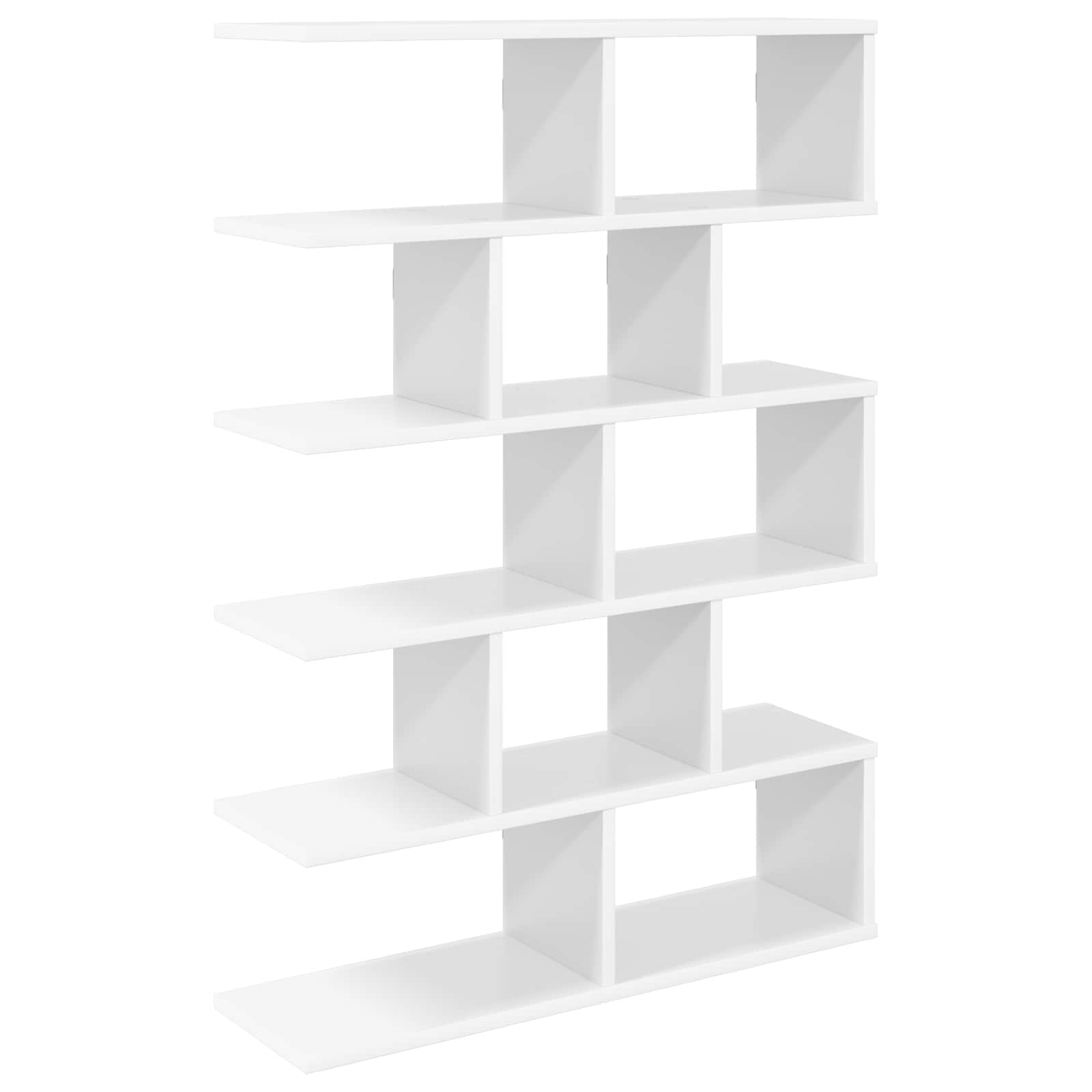 White Wall Shelf 12 Compartments 70x100cm | Simpledeals