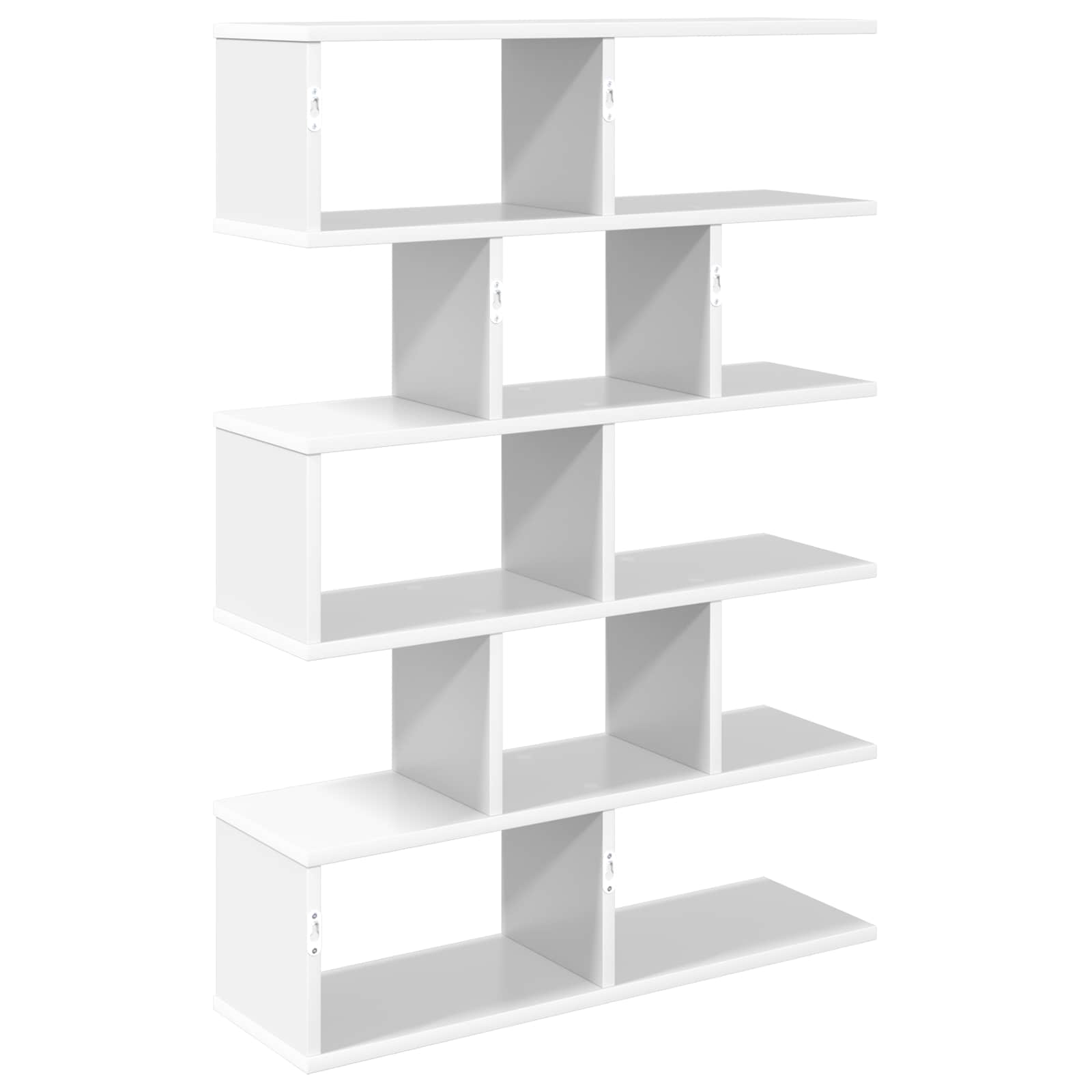 White Wall Shelf 12 Compartments 70x100cm | Simpledeals