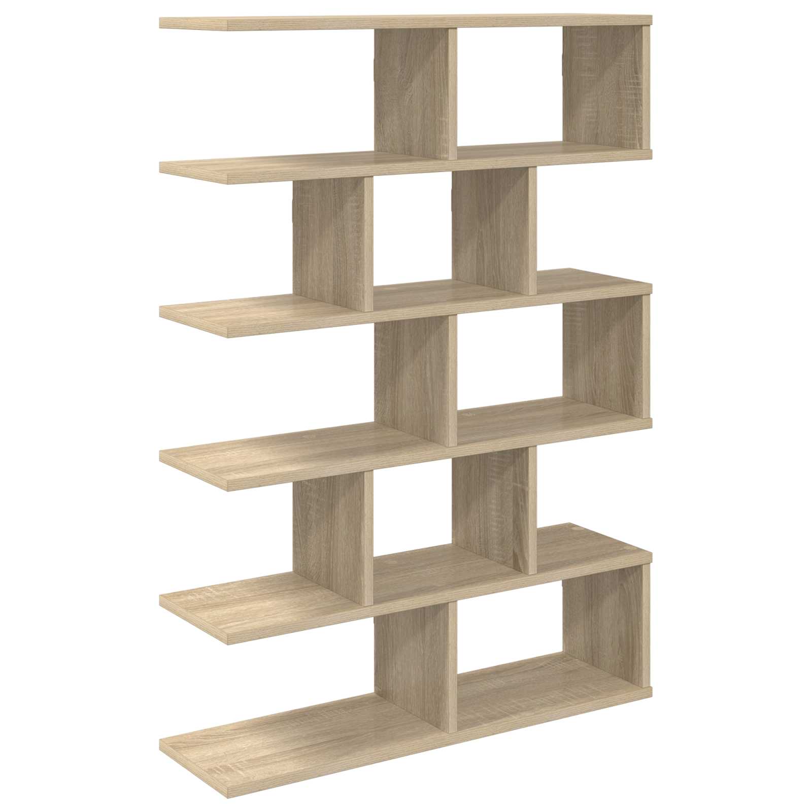 Wall Shelf 12 Compartments Sonoma Oak 100cm | Simpledeals