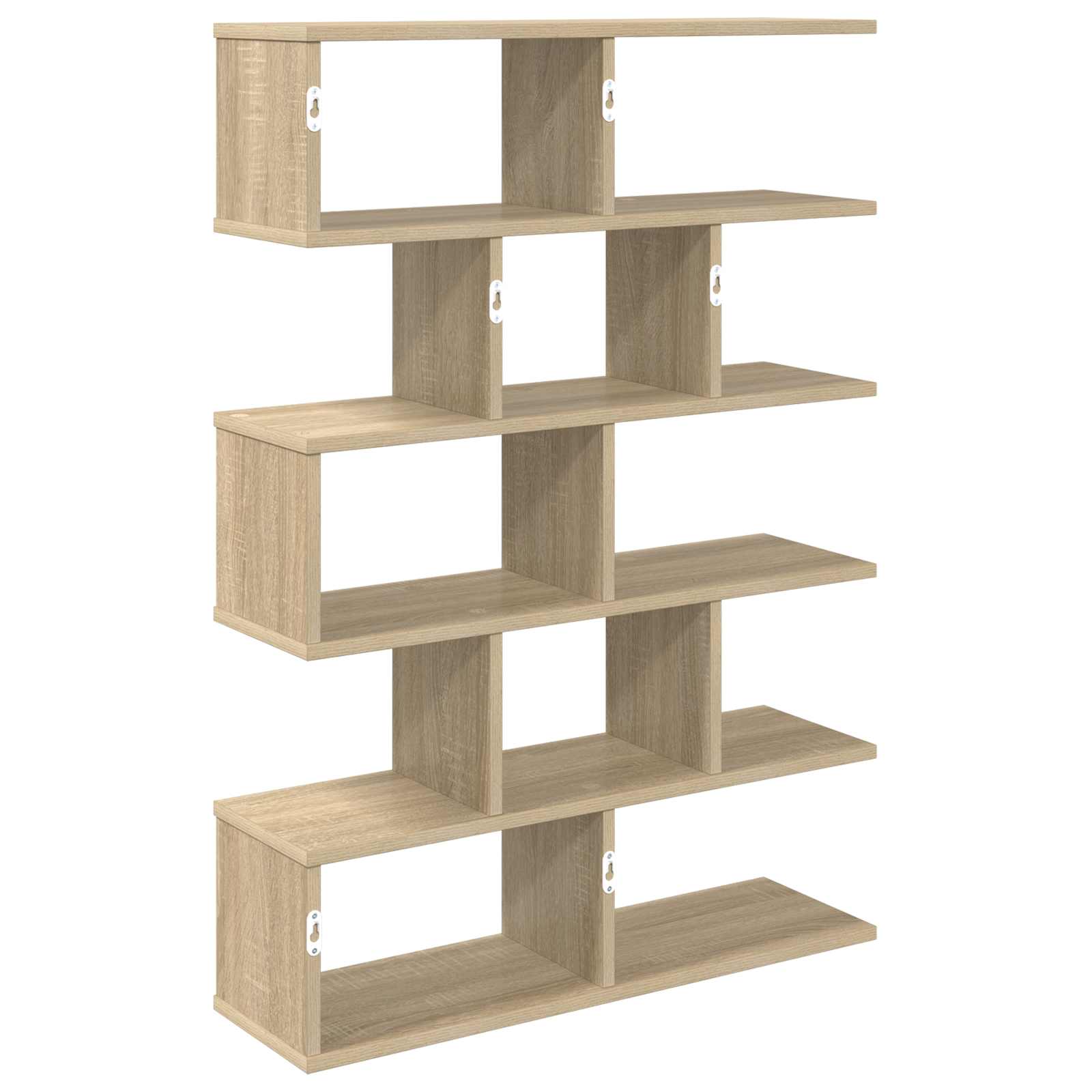 Wall Shelf 12 Compartments Sonoma Oak 100cm | Simpledeals