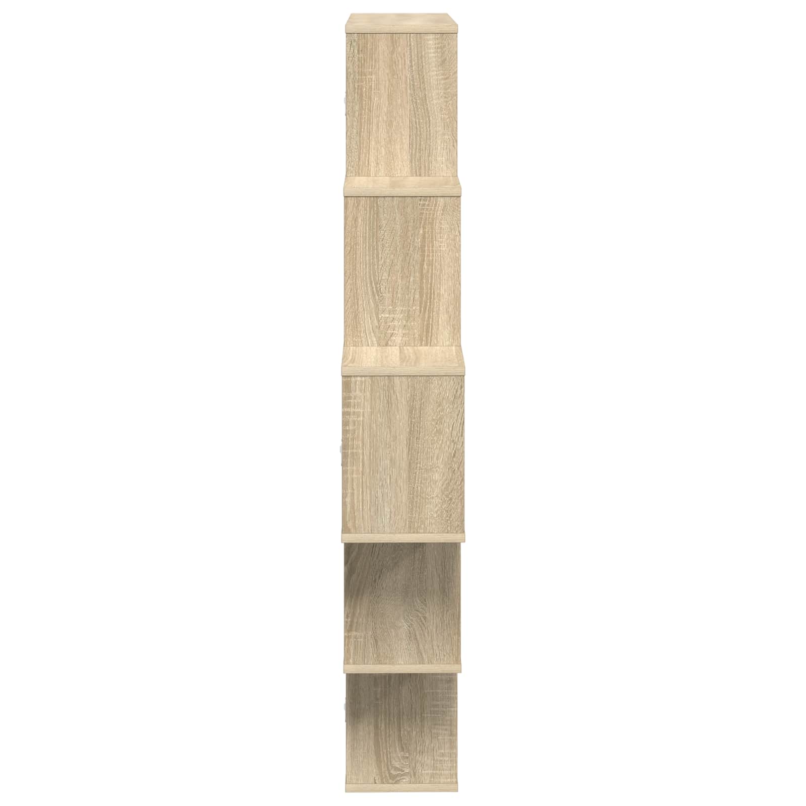 Wall Shelf 14 Compartment Sonoma Oak 136cm | Simpledeals