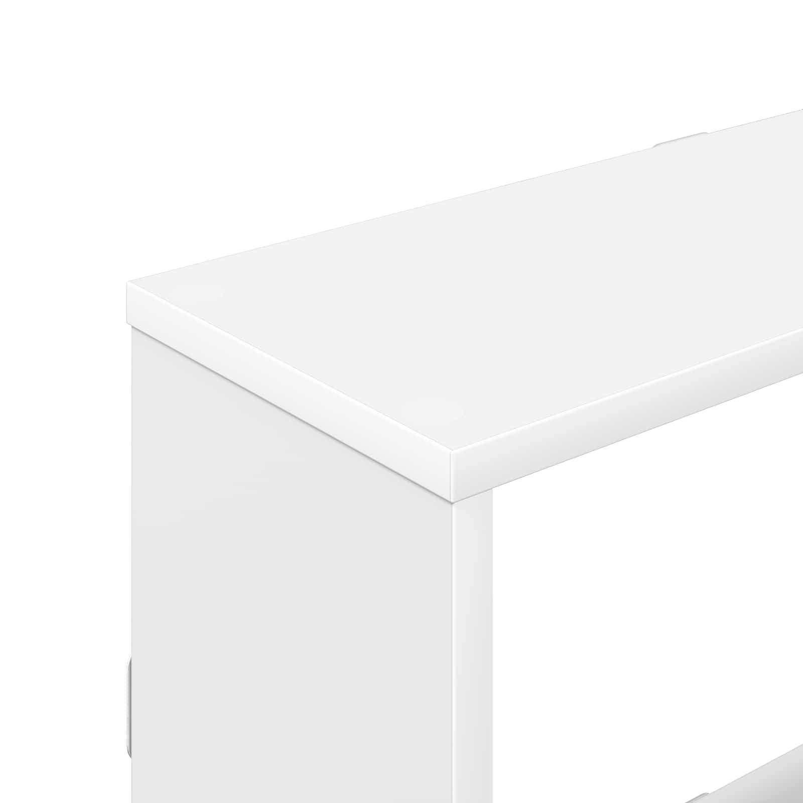 White Wall Shelf 122cm Engineered Wood | Simpledeals