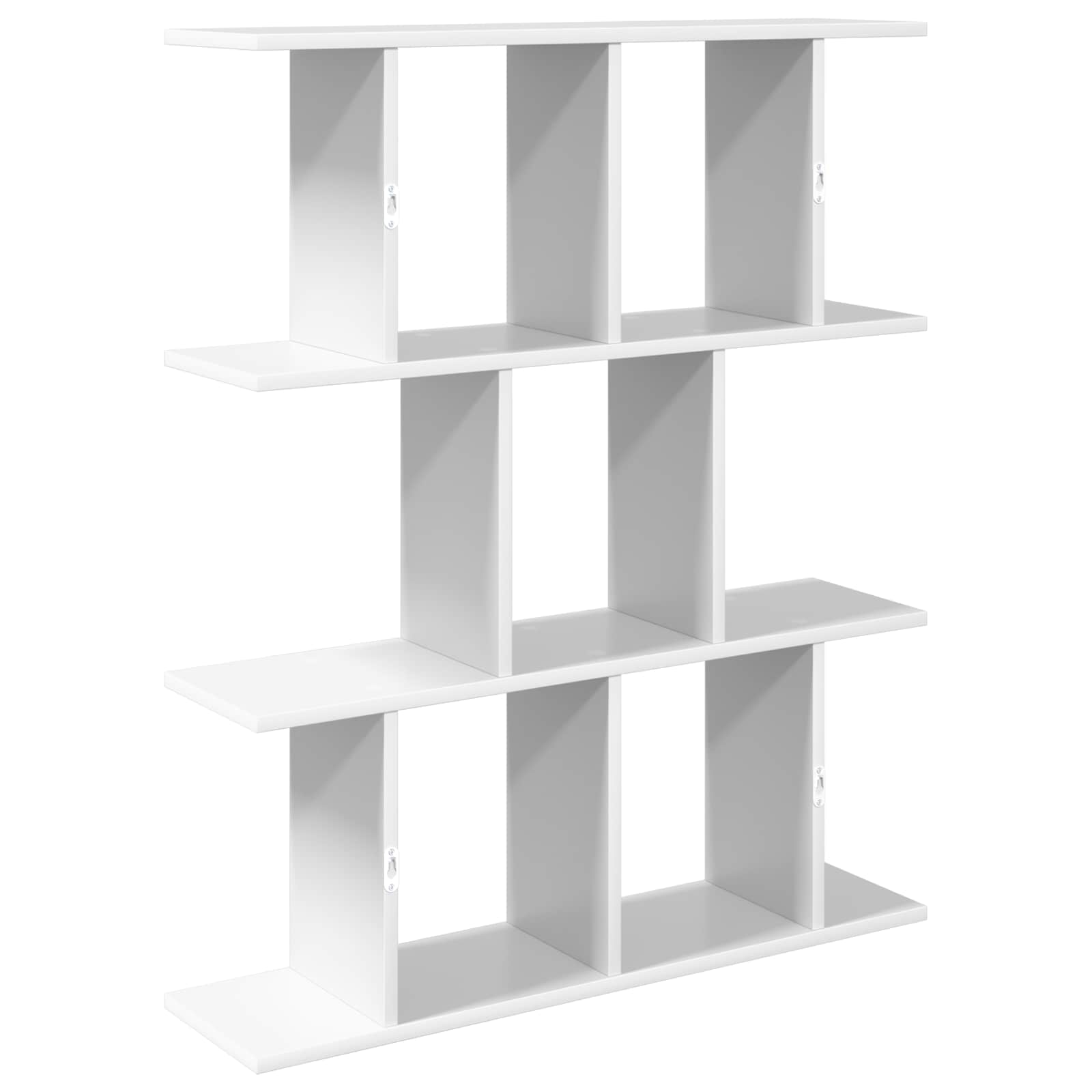 White Wall Shelf 11 Compartment 80x96cm | Simpledeals