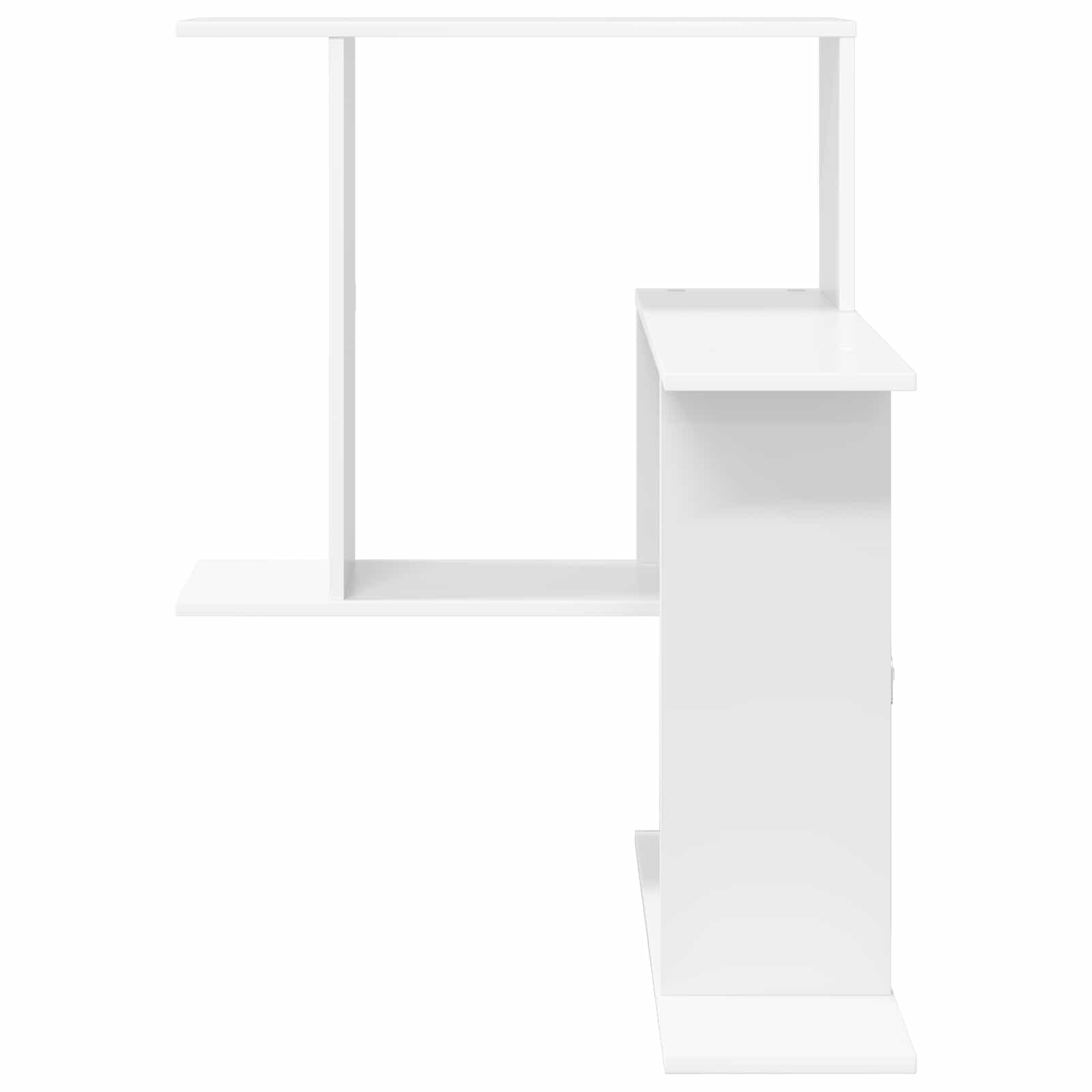 White Wall Shelf Engineered Wood 87cm | Simpledeals