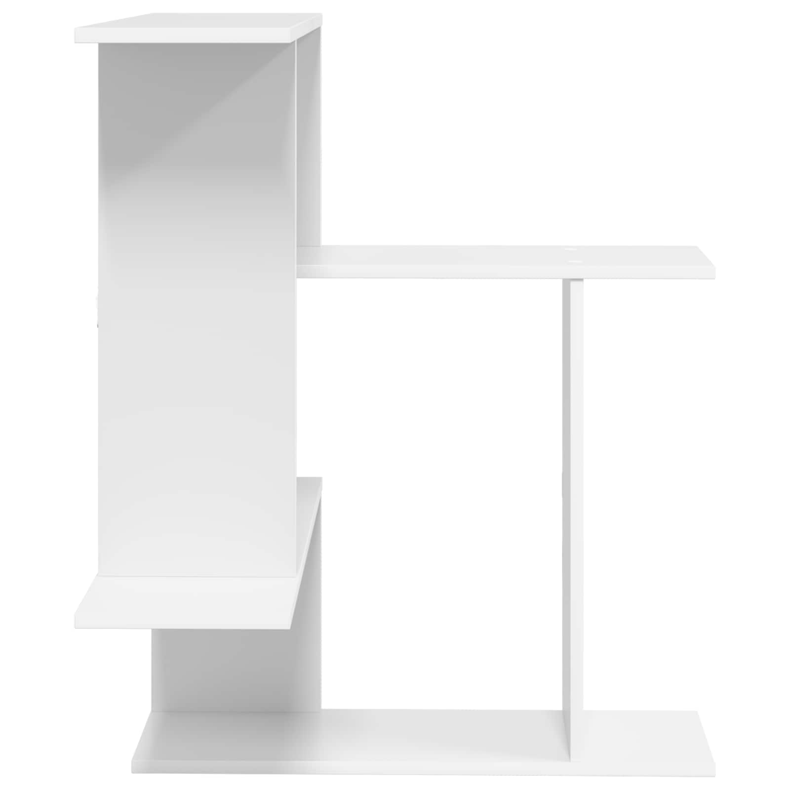 White Wall Shelf Engineered Wood 87cm | Simpledeals